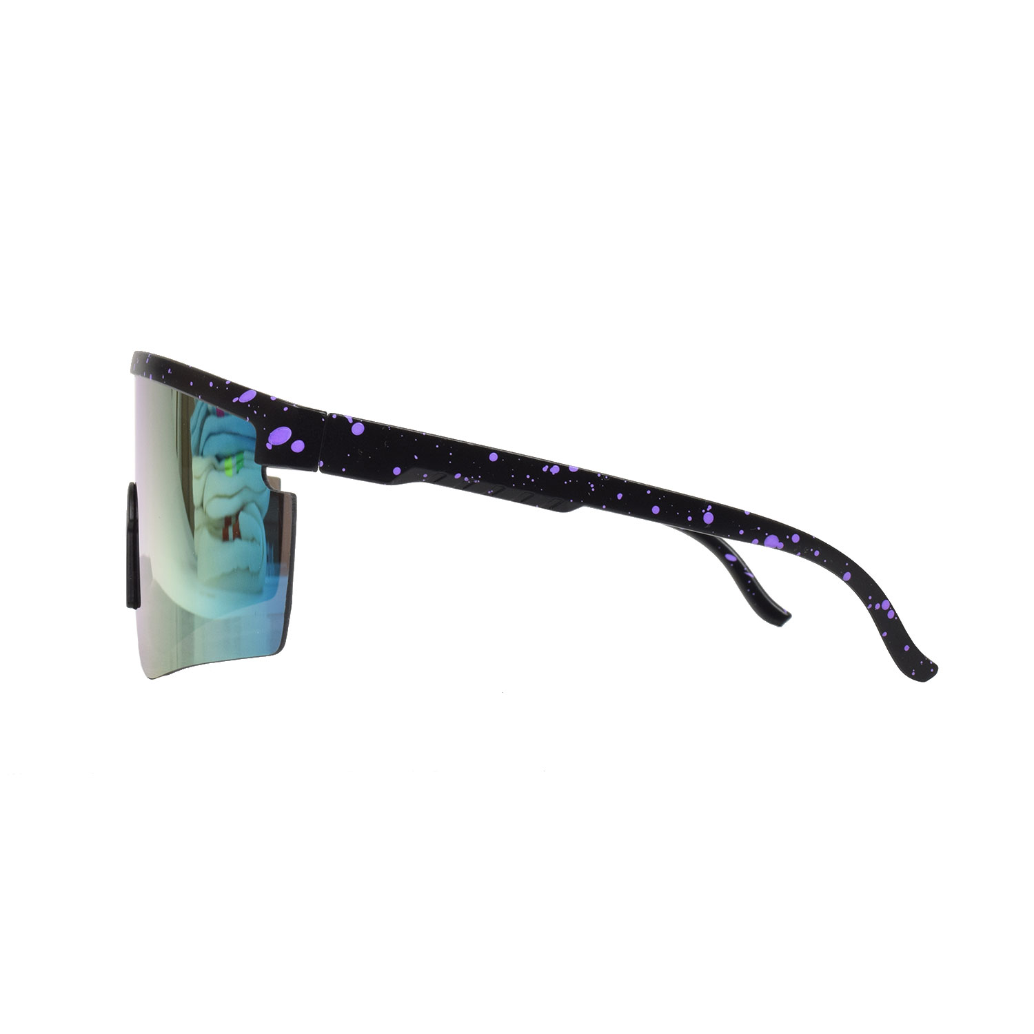 Voila Future Voila Sonnenbrille Schwarz Violett seite