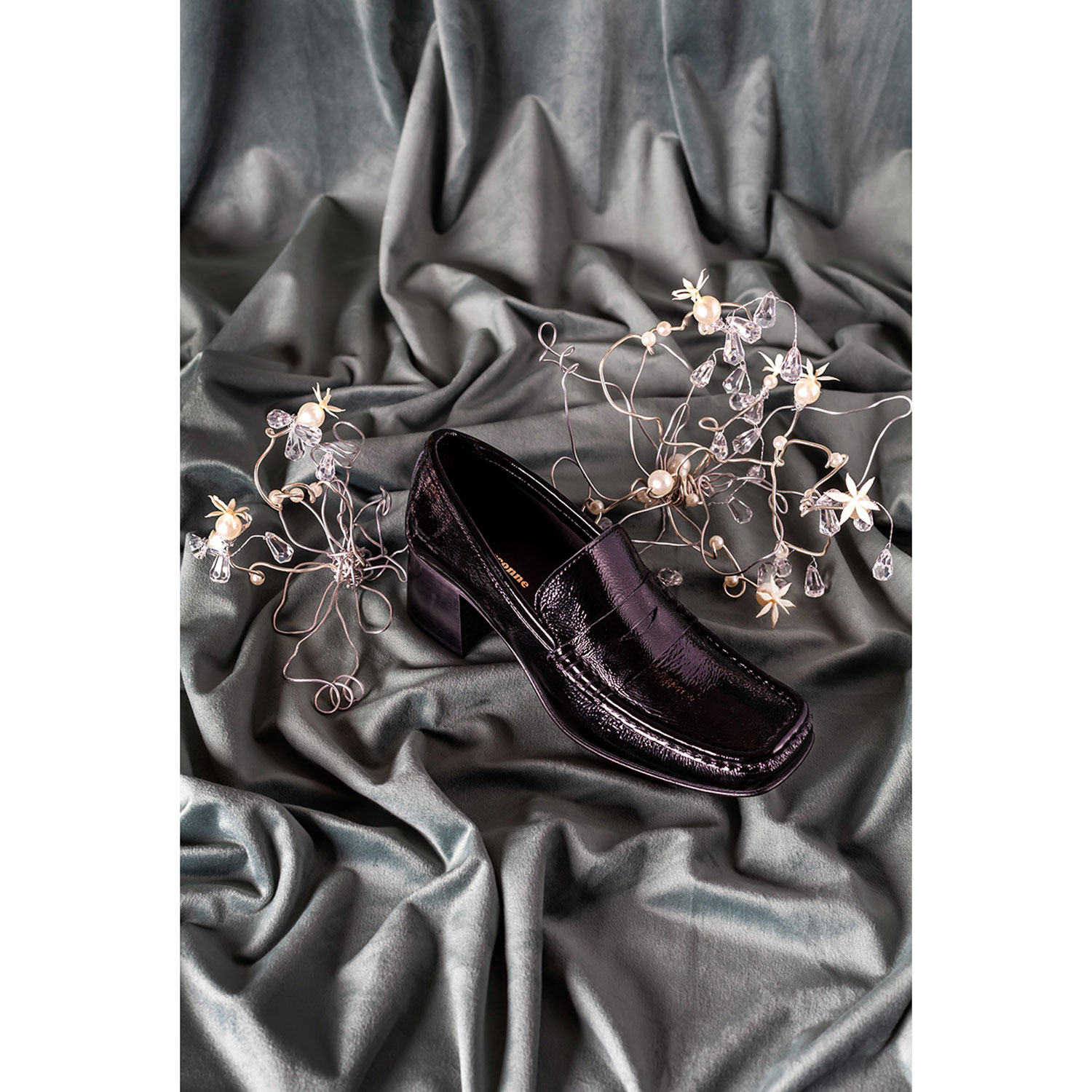 La Garçonne Gabrielle Loafer mit Absatz Black