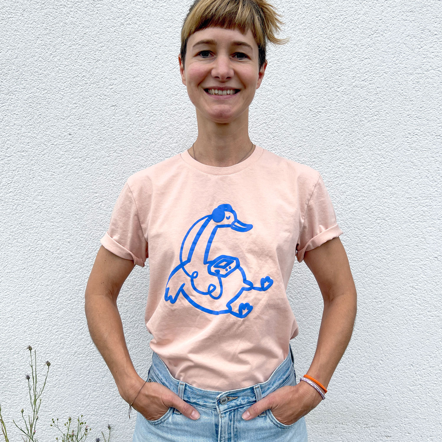 Piaf Petshop T-Shirt Gans Apricot