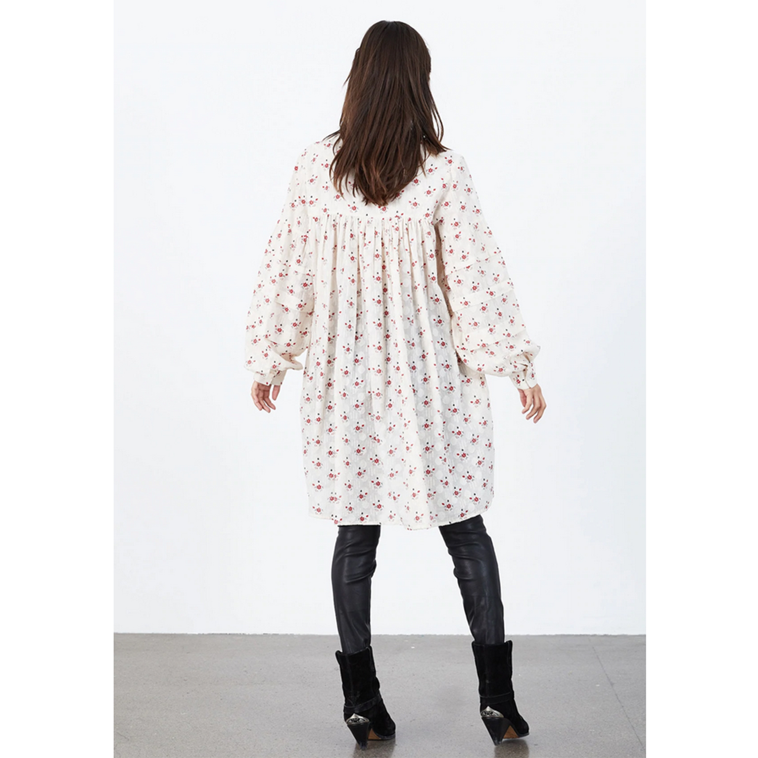 Lolly's Laundry Georgia Kleid Creme von Lolly's Laundry hinten