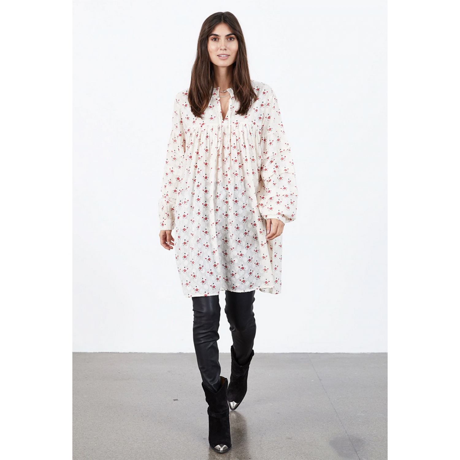 Lolly's Laundry Georgia Kleid Creme