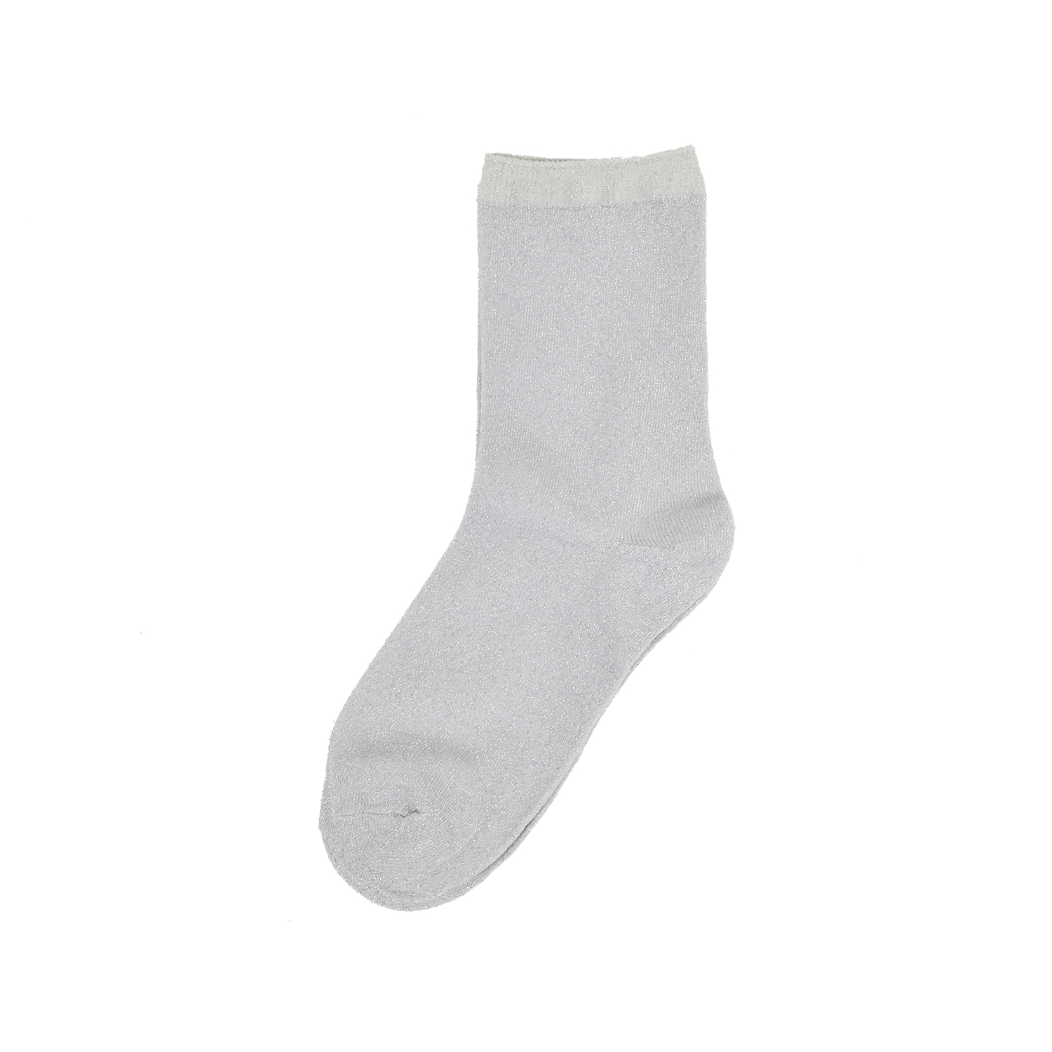 La Garçonne Accessoires Glam Glitzer Socken Silver