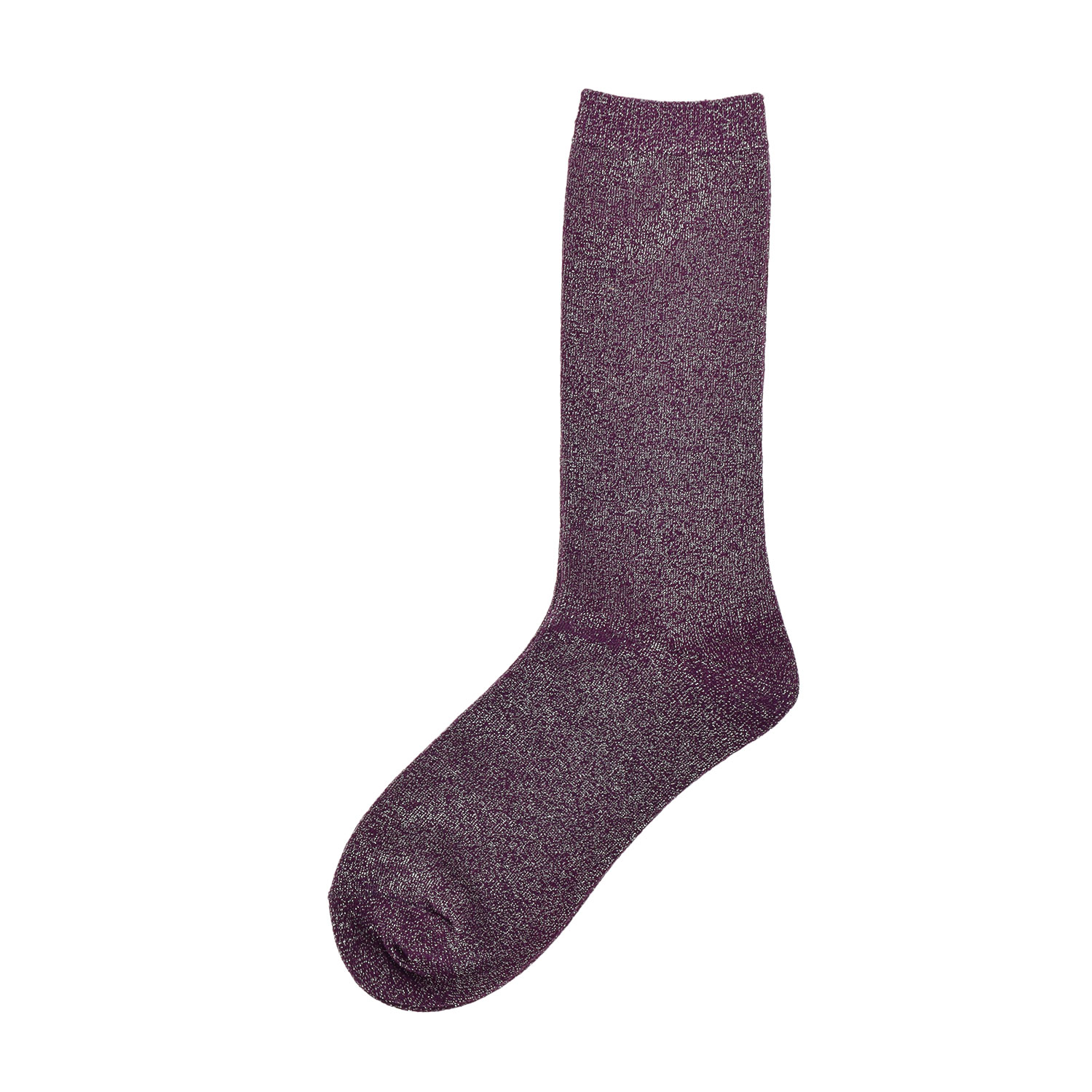 La Garçonne Accessoires Shiny Glitzer Socken in Violett von La Garçonne Accessoires