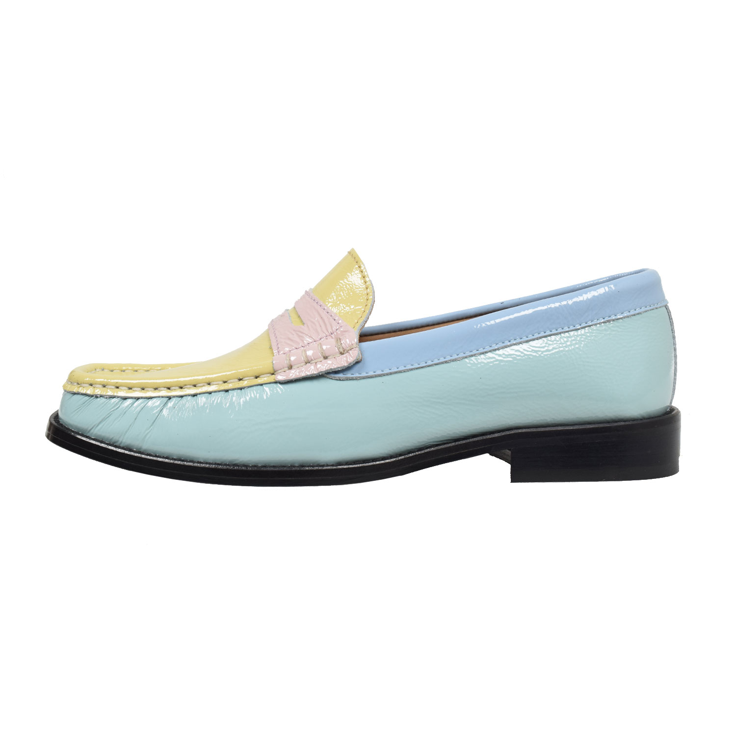 La Garçonne Gloria La Garçonne Loafer Türkis Gelb Rosa Hellblau Seite