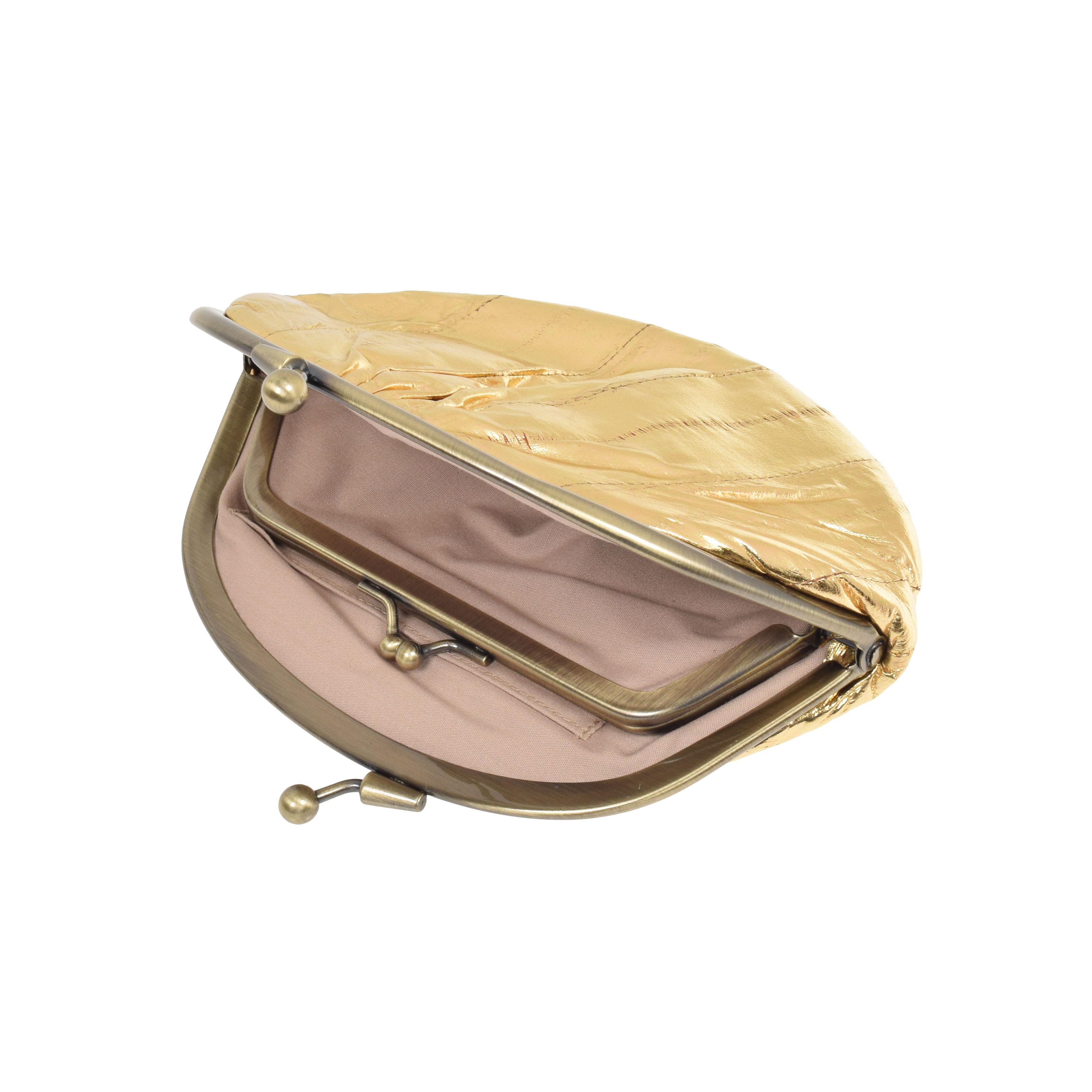 Becksöndergaard Granny Portemonnaie in Gold von Becksöndergaard offen