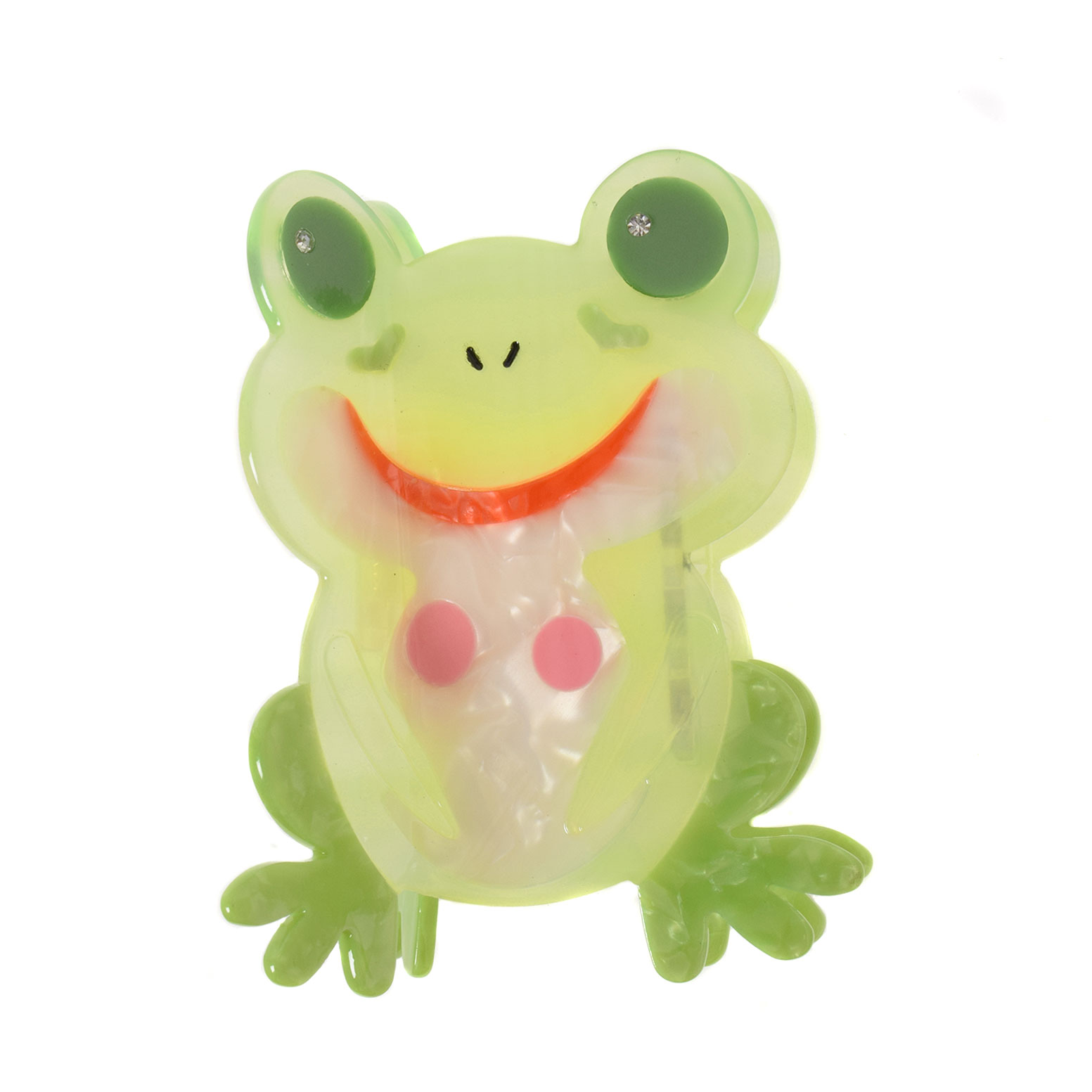 J'adore Haarklammer Grenouille Heureux