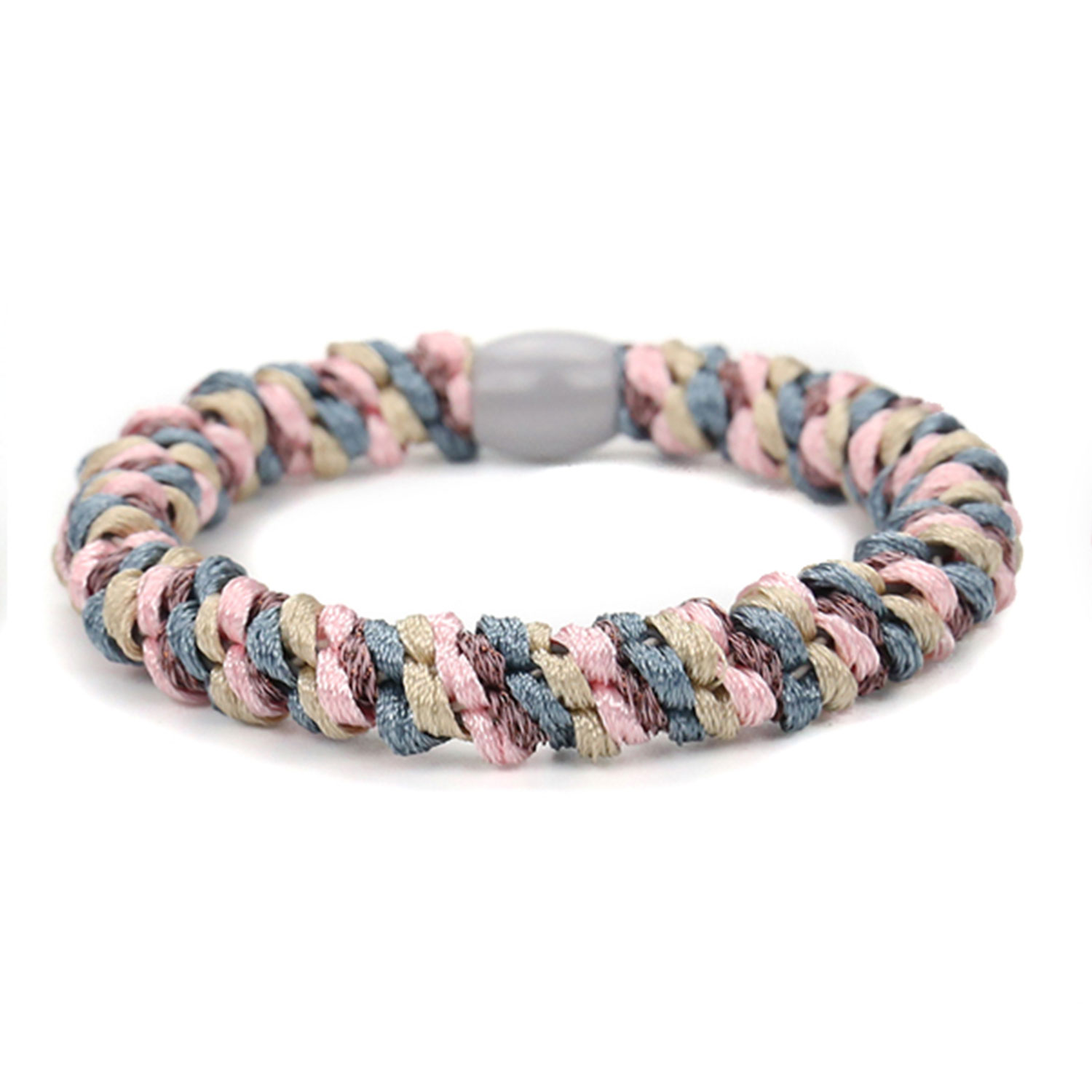 Voila Haargummi Multi Grey Rose Beige Burgundy