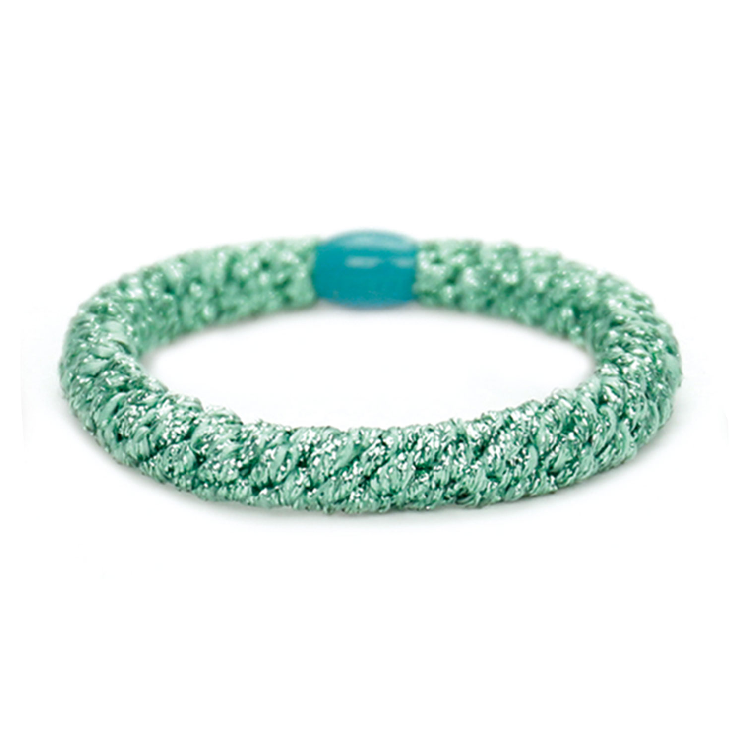 Haargummi Glitter Turquoise