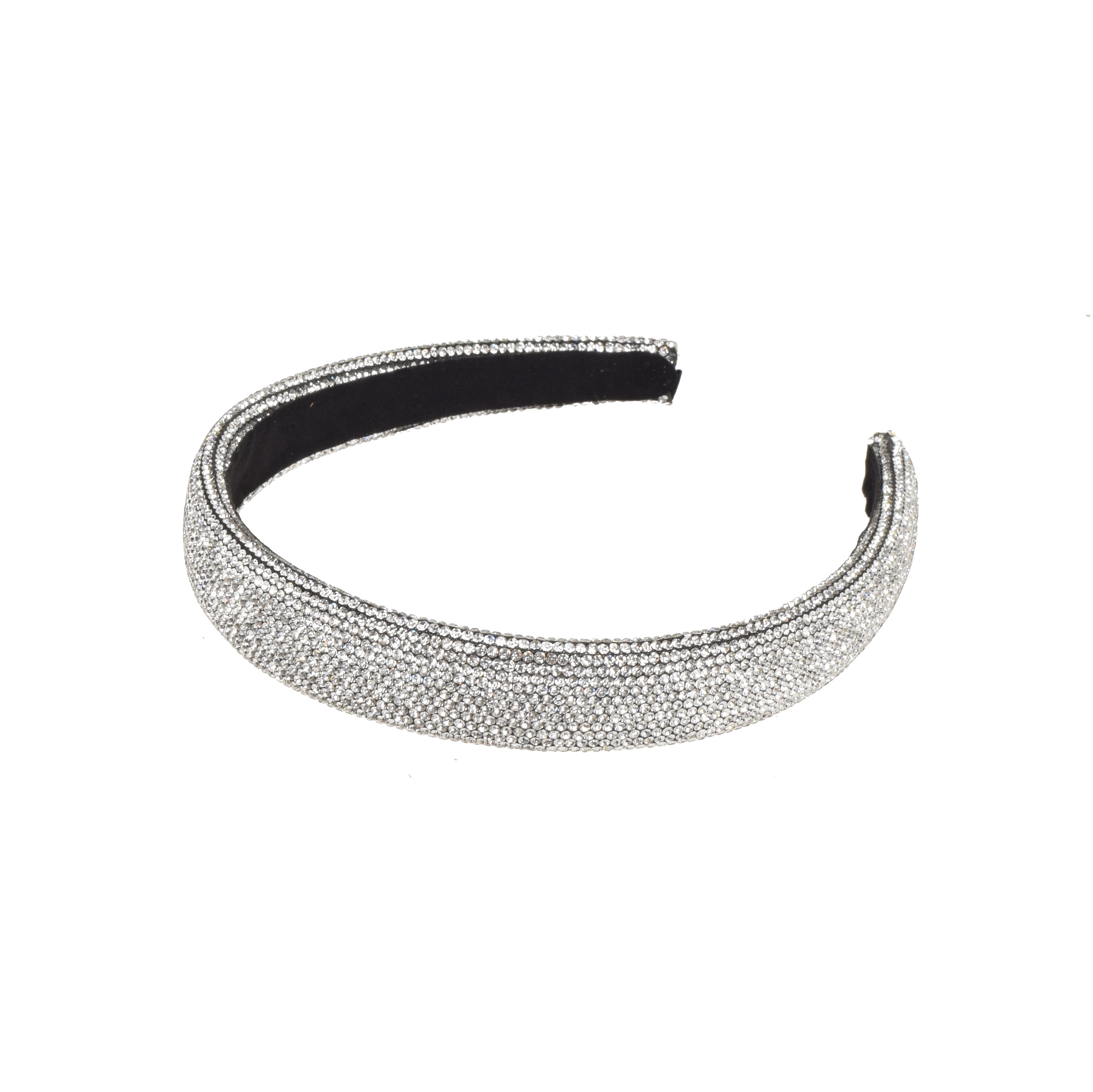 J'adore Glitter Haarreif in Silber von J'adore vorne