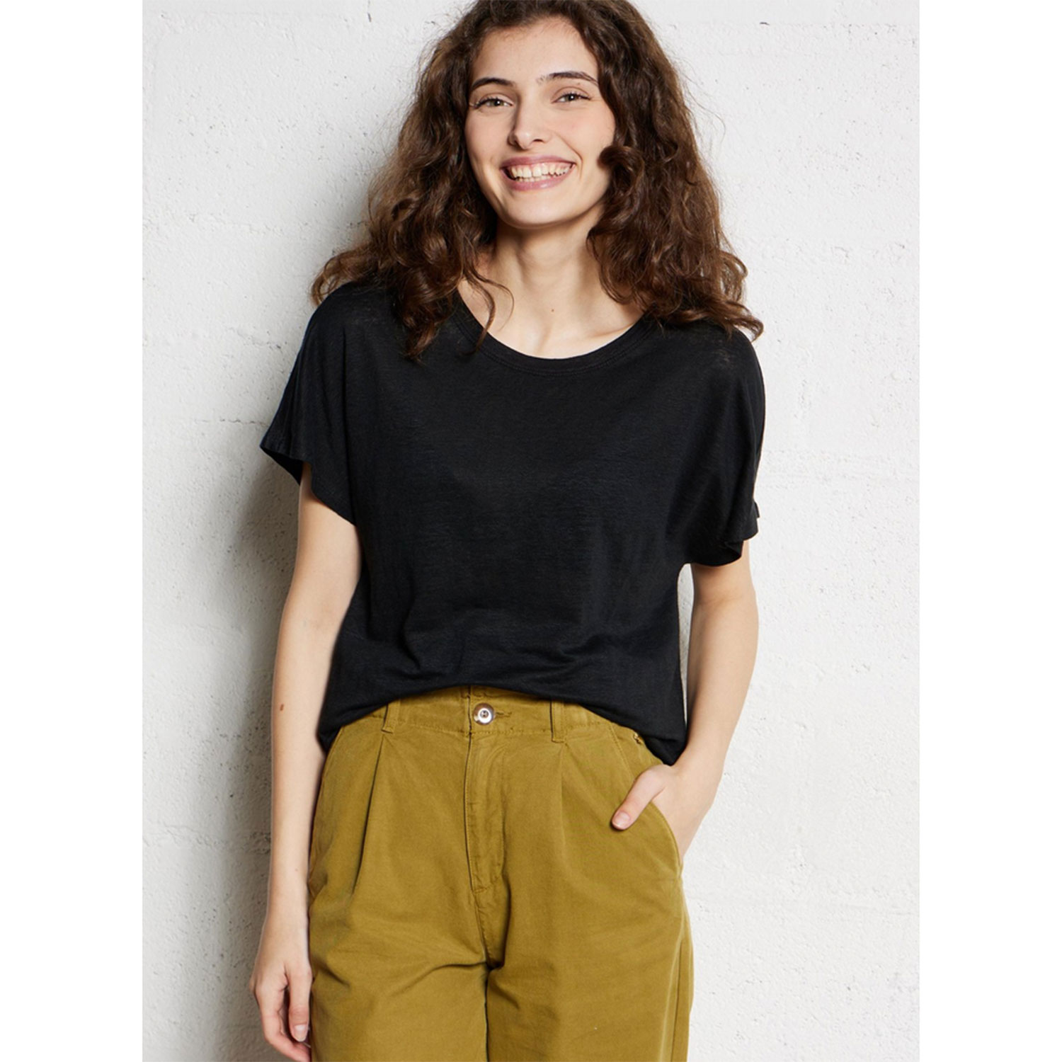 Des Petits Hauts Hanami T-Shirt Noir