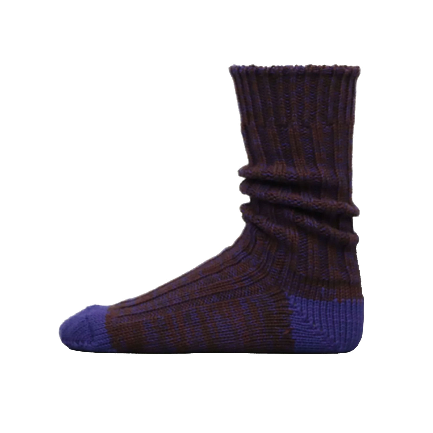 Decka Heavyweight Multicoloured Decka Socken Violett Blau seite