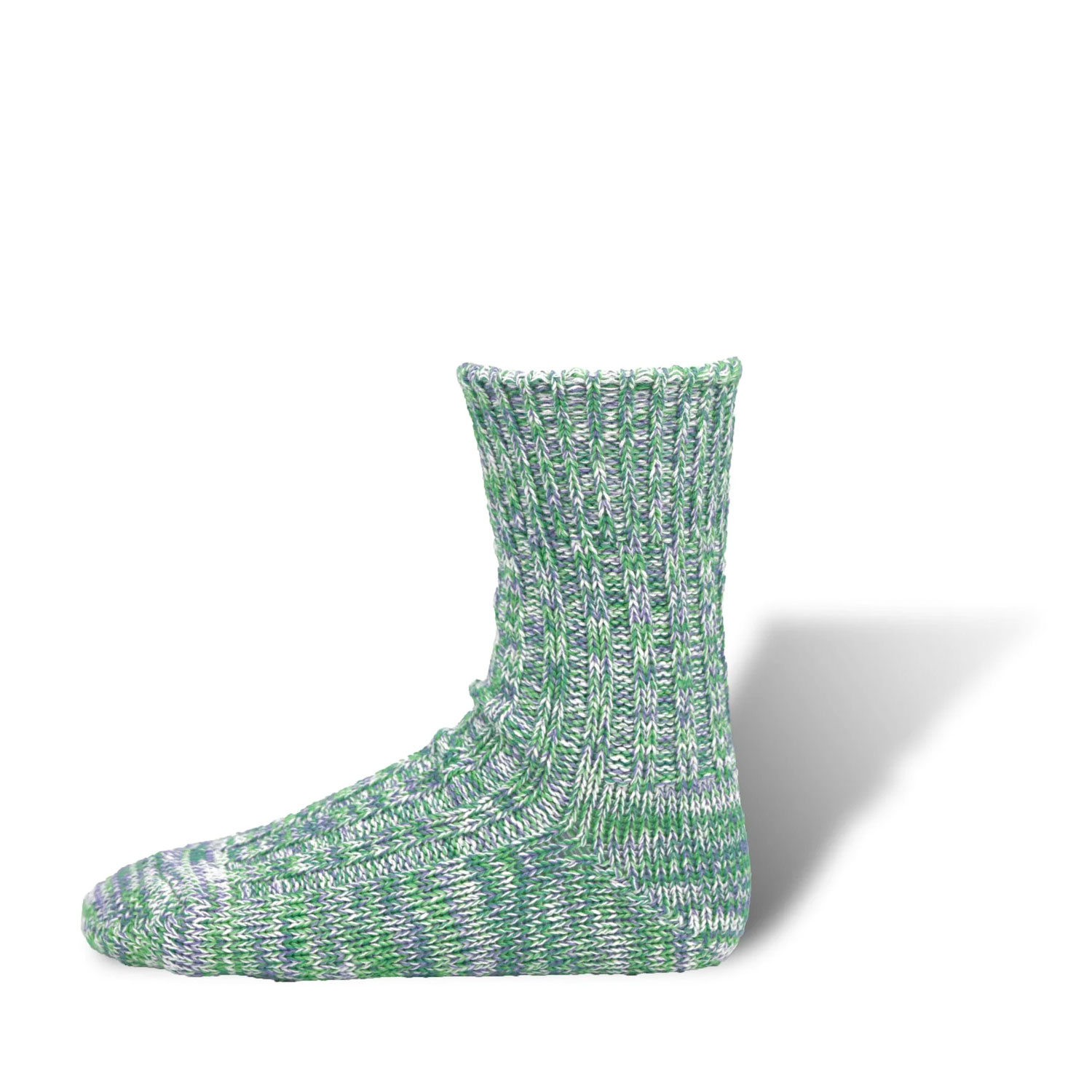 Decka Mehrfarbige Socken Halbhoch Green