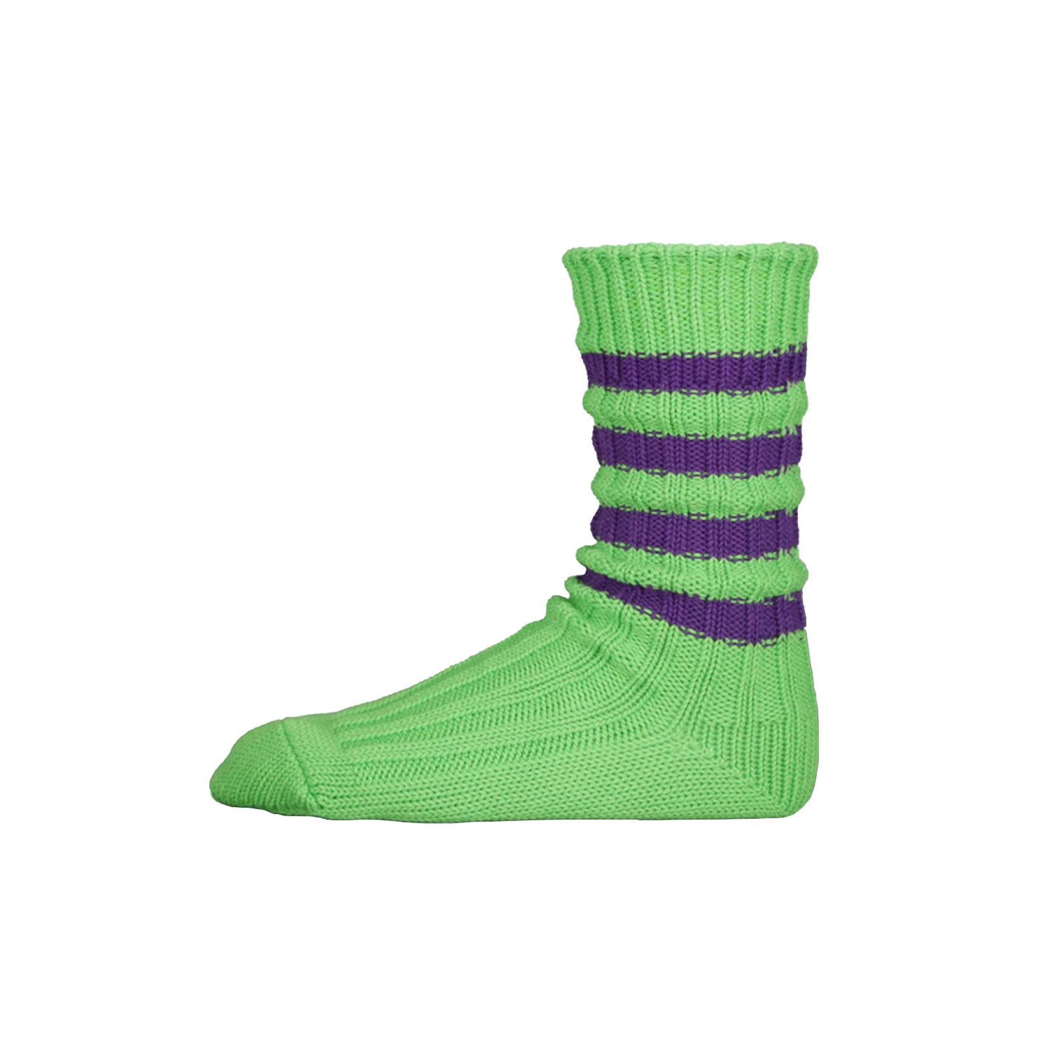 Decka Heavyweight Socken Green Purple