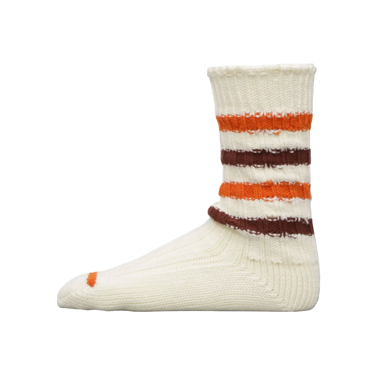 Decka Heavyweight Decka Socken Ecru gestreift seite