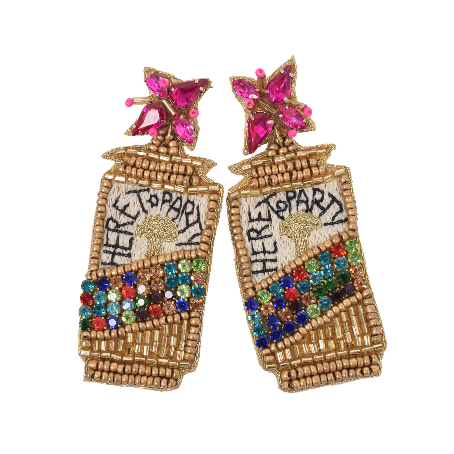 La Garçonne Bijoux Here To Party Ohrstecker