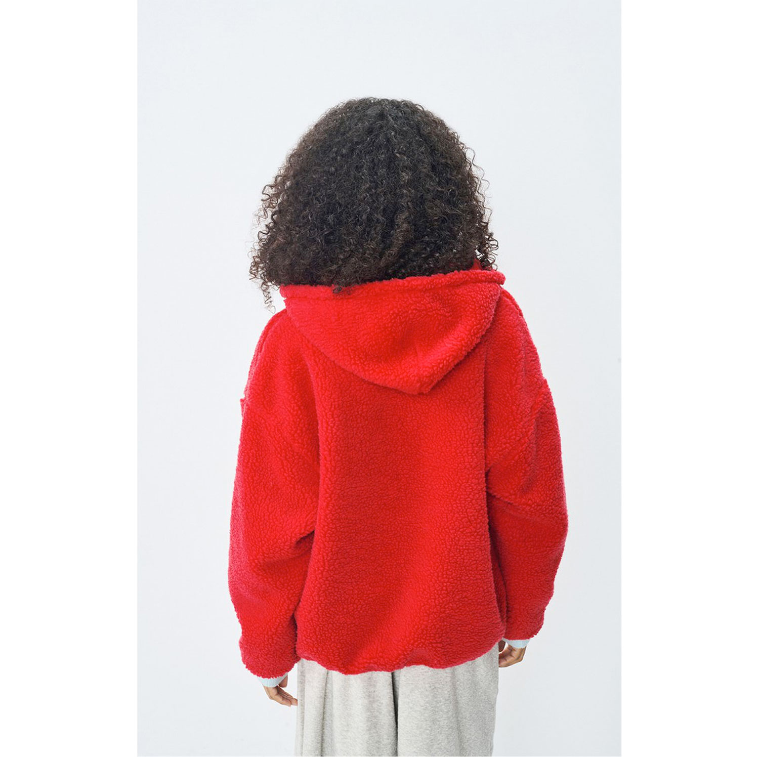 American Vintage Hoktown Kaputzen-Fleecejacke Fraise