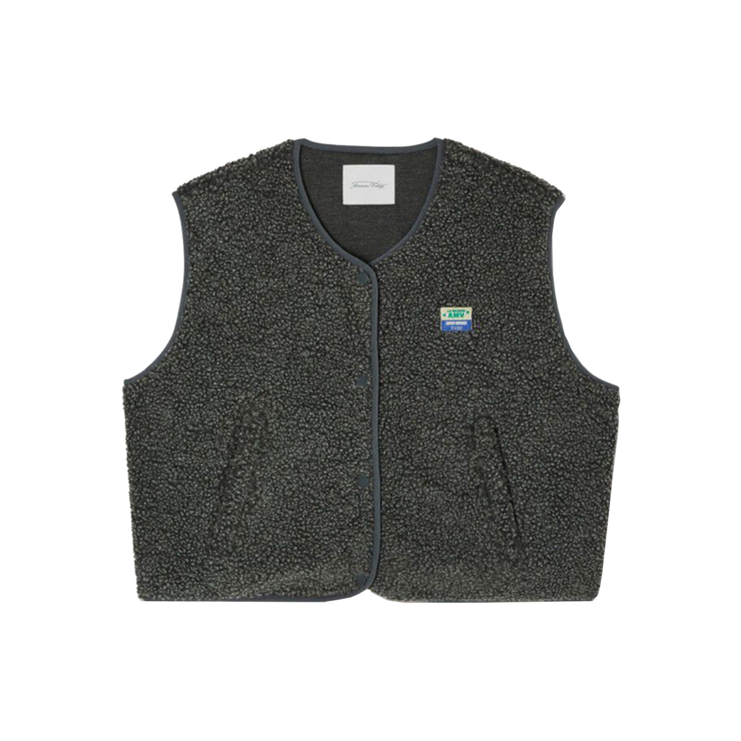 Hoktown Gilet Charcoal Melange