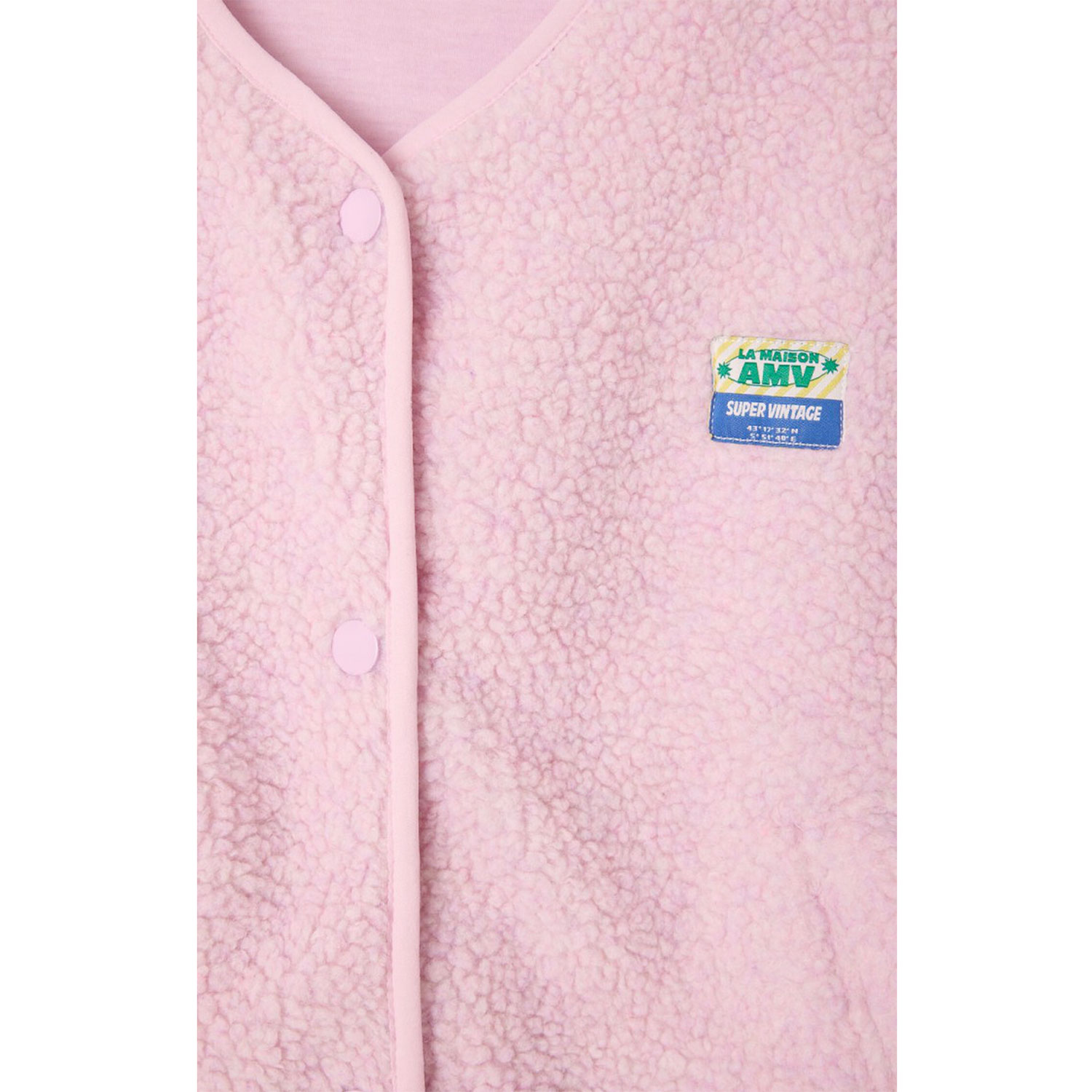 American Vintage Hokttown Gilet in Rosa von American Vintage Detail