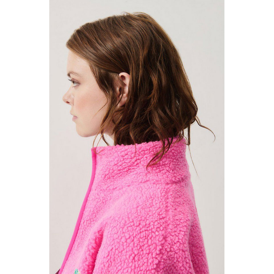 American Vintage Hoktown American Vintage Jacke Pink Model Detail