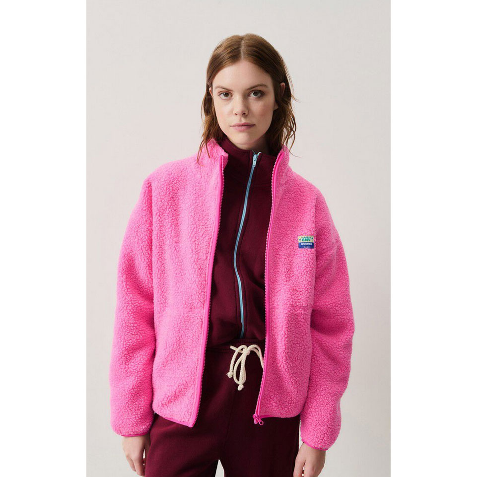 American Vintage Hoktown American Vintage Jacke Pink Model vorne