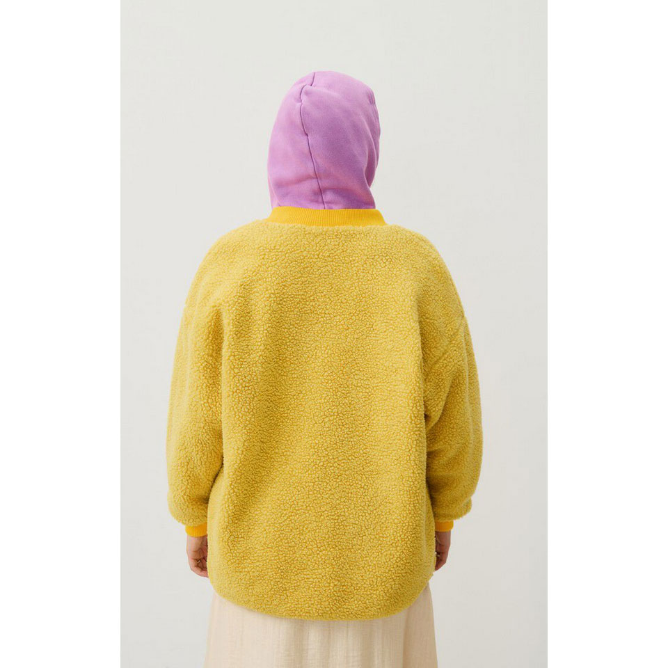 American Vintage Hoktown Fleecejacke Citrine Melange