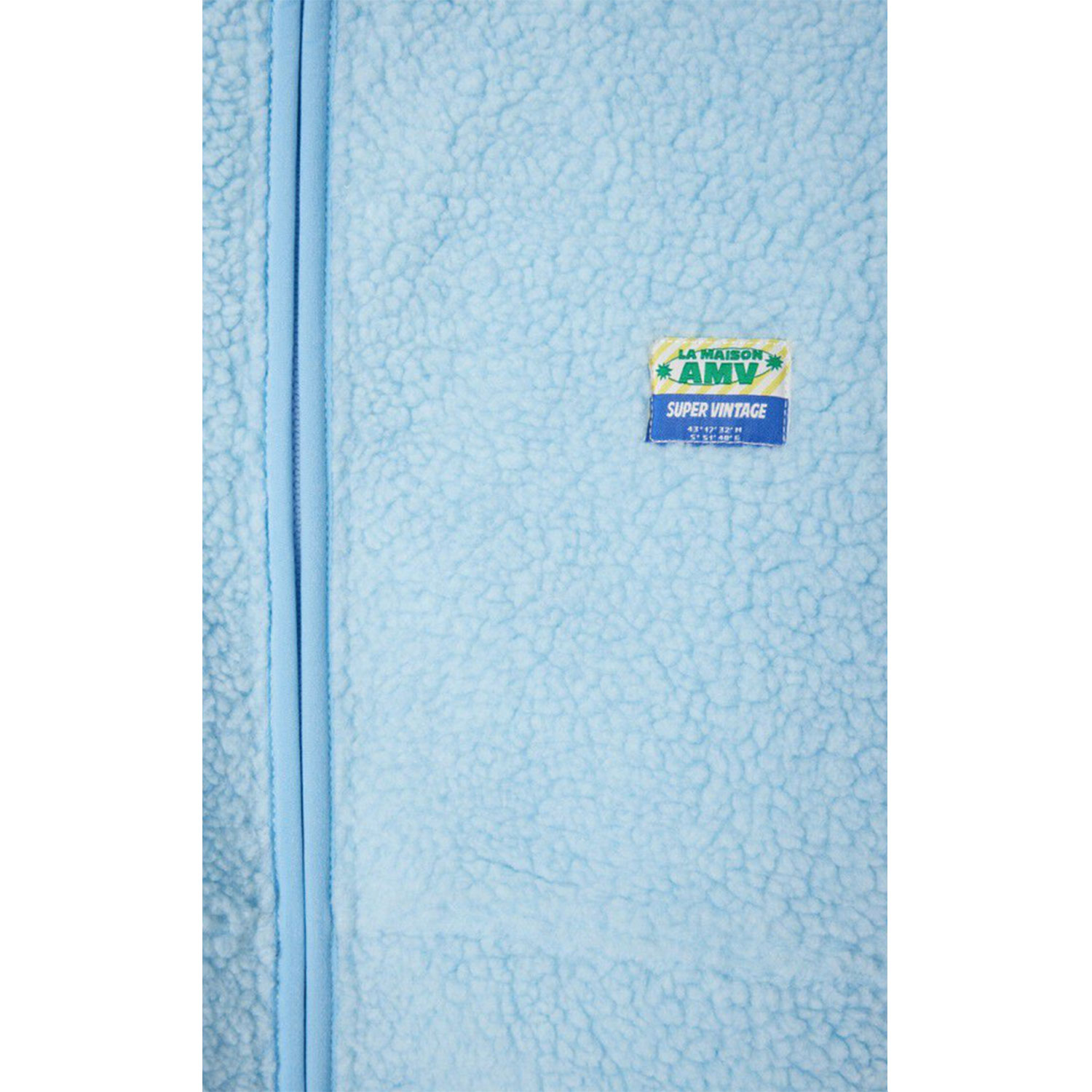 American Vintage Hoktown Fleecjacke in Hellblau von American Vintage Detail