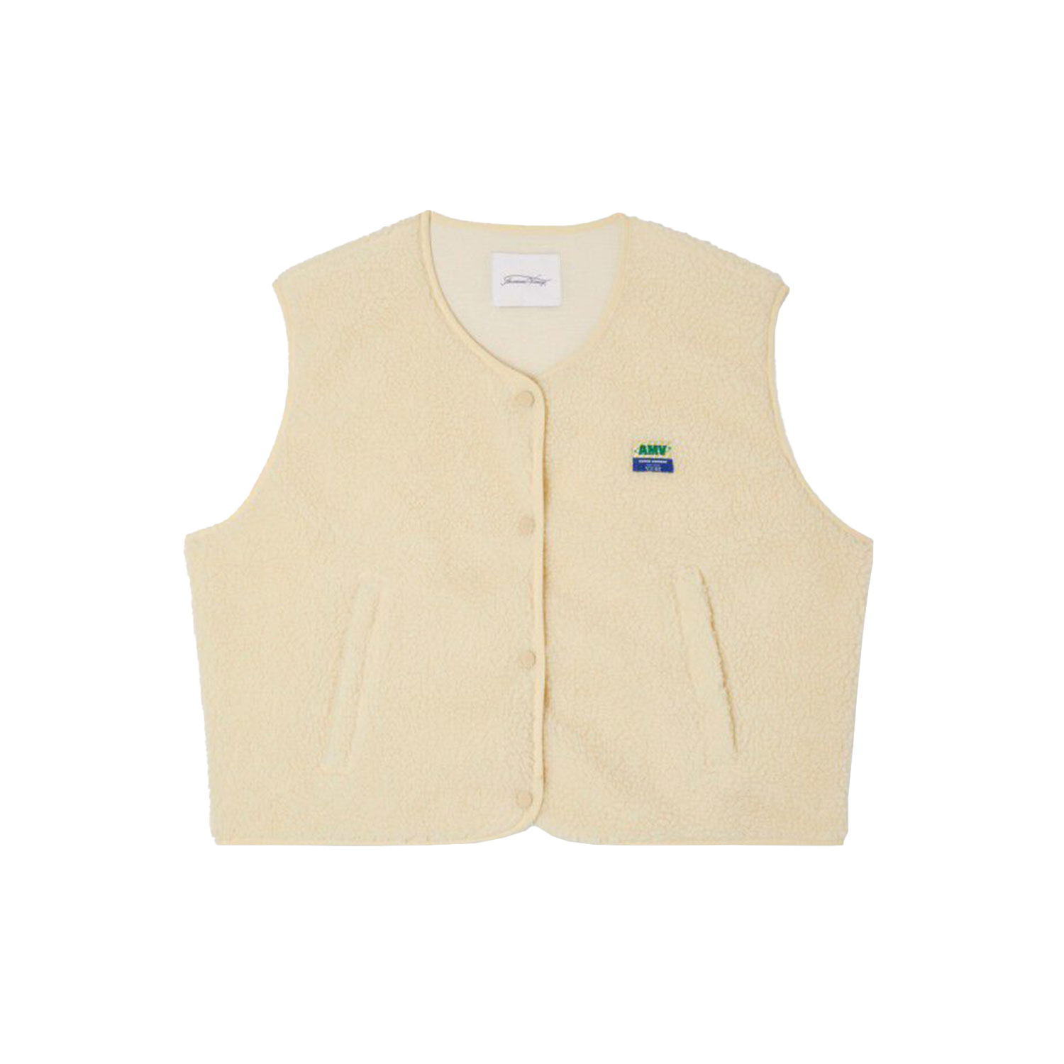 American Vintage Hoktown American Vintage Weste Ecru vorne