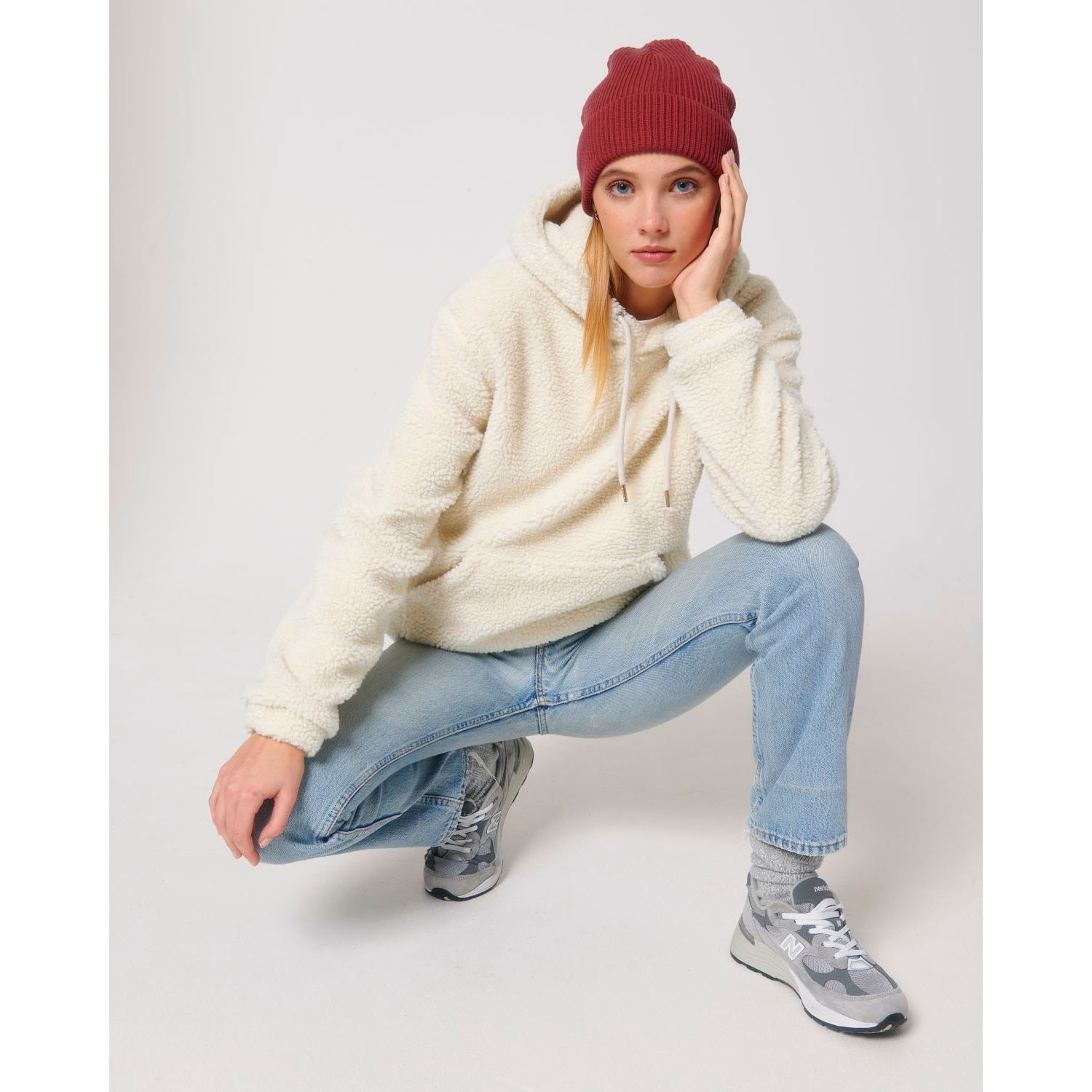 La Garçonne Vetements Teddy Hoody Pullover Natural