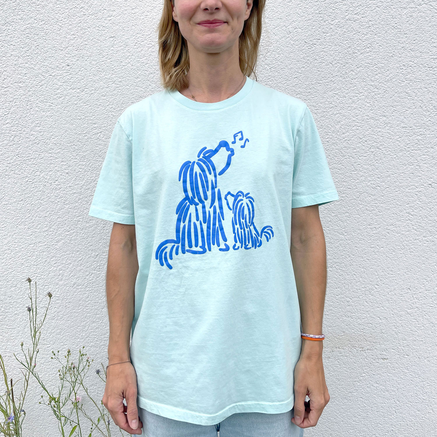 Piaf Petshop T-Shirt Hunde Blue