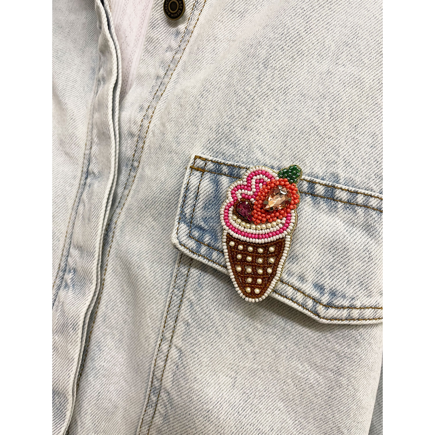 La Garçonne Bijoux Ice Cream Brosche