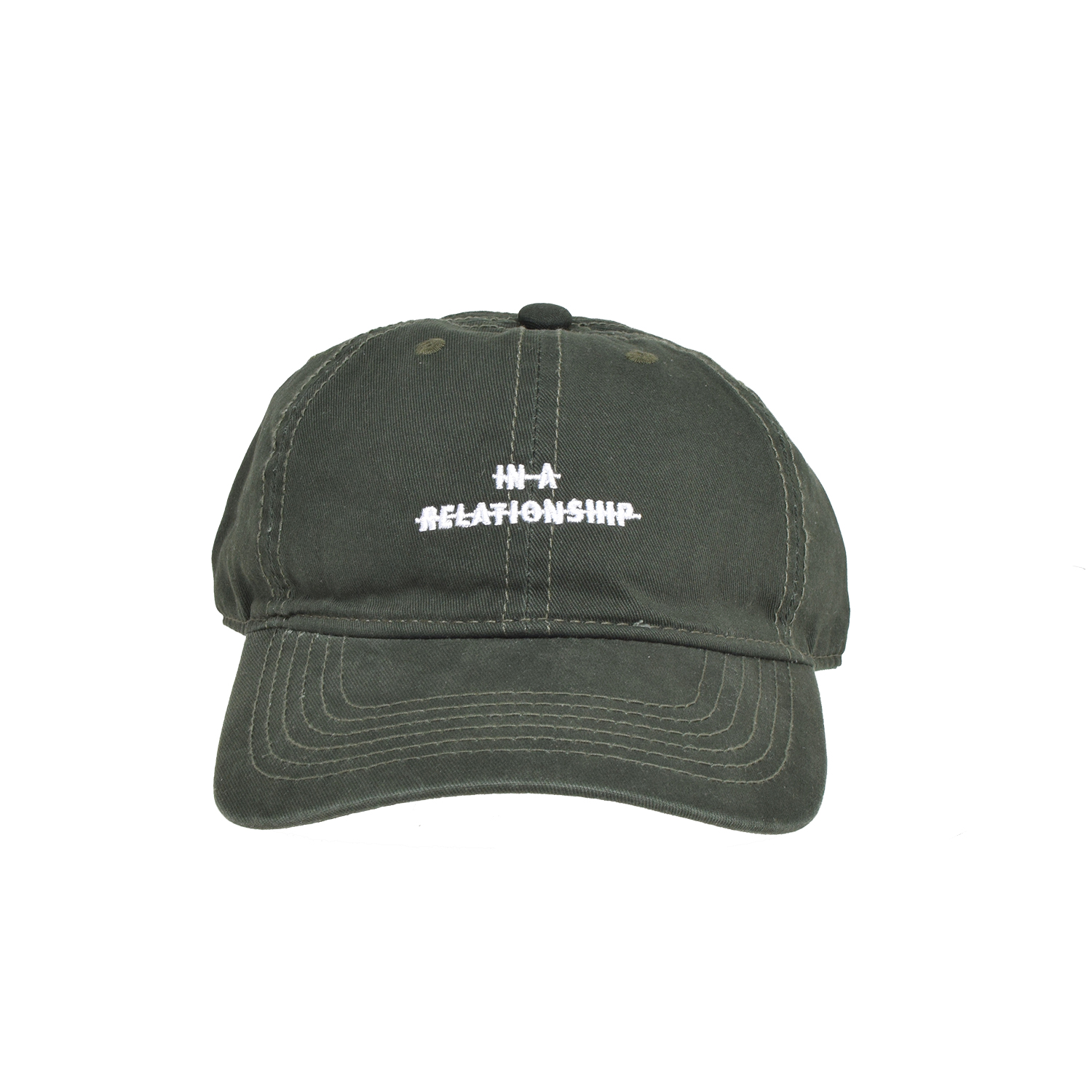 In a relationship Cap Dark Green