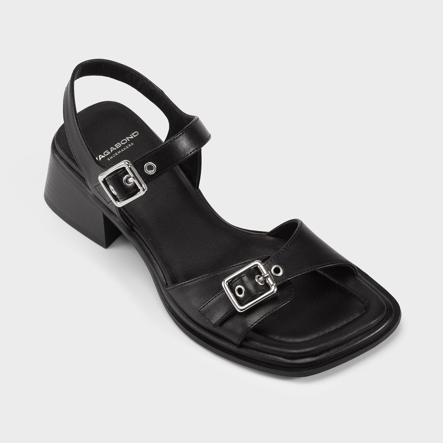 Vagabond Ines Absatzsandale Black