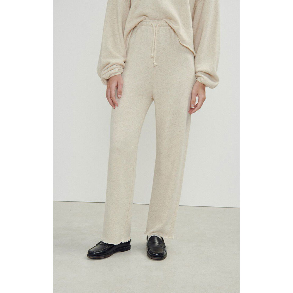 American Vintage Itonay American Vintage Jogginghose Ecru Model vorne