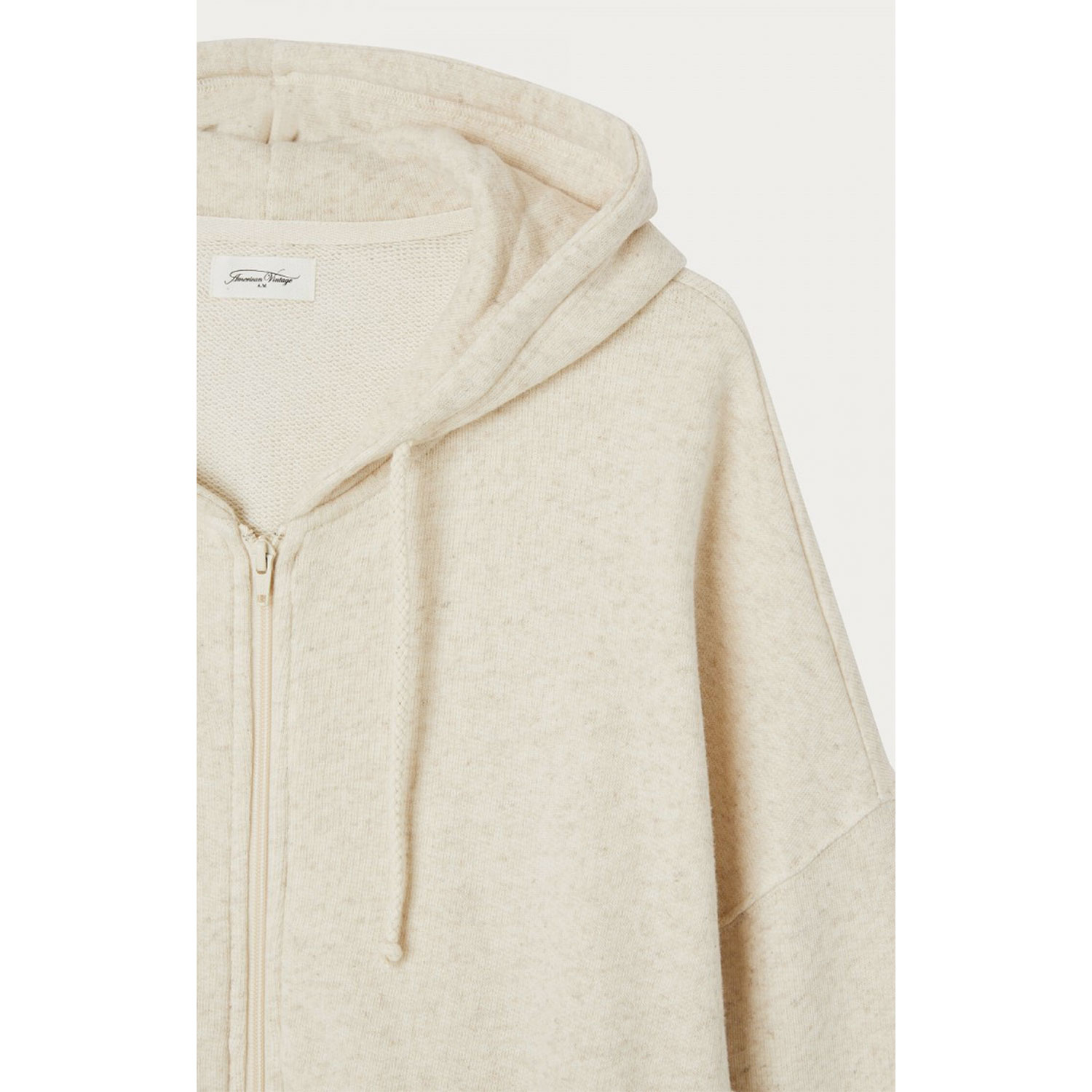 American Vintage Itonay Kaputzenpullover Ecru Chine