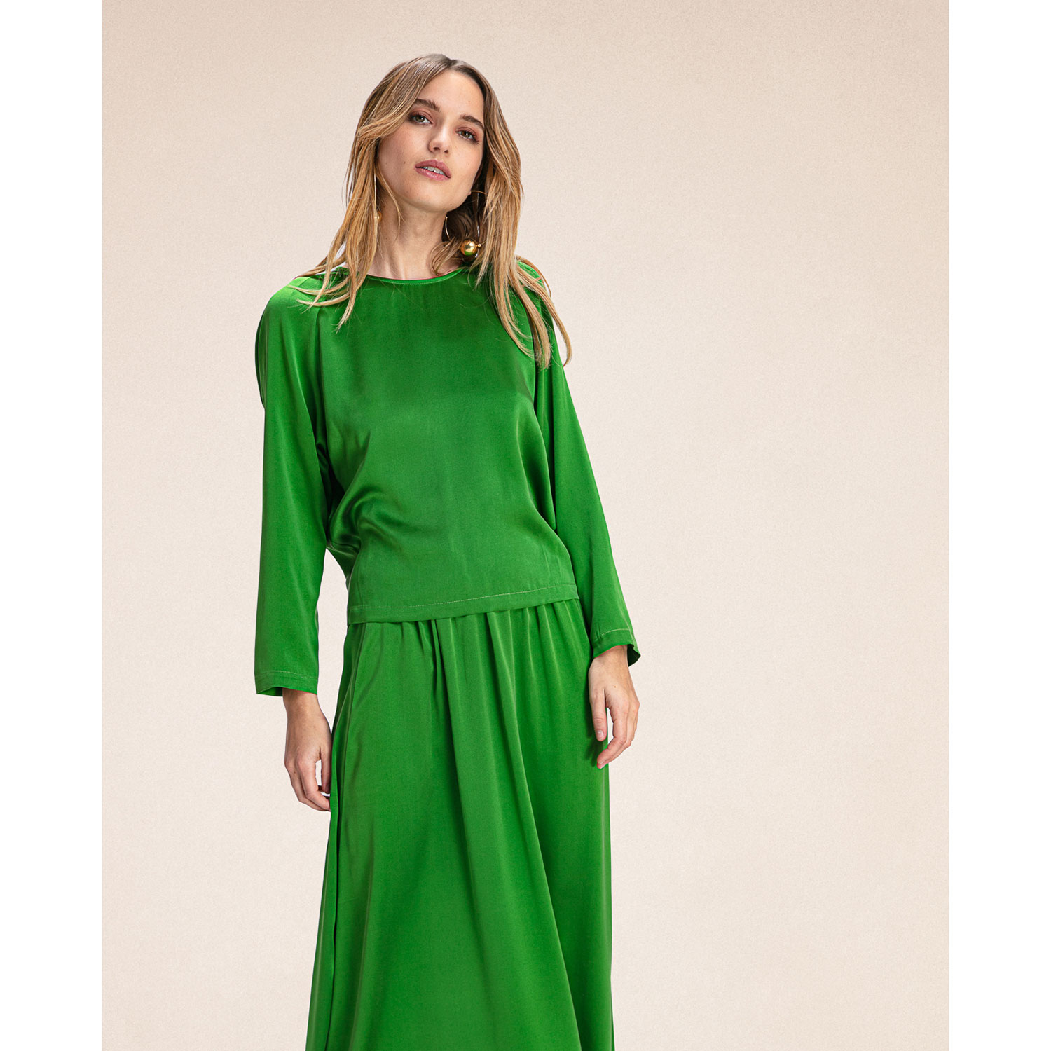 Karma Koma Jaar Bluse Lime