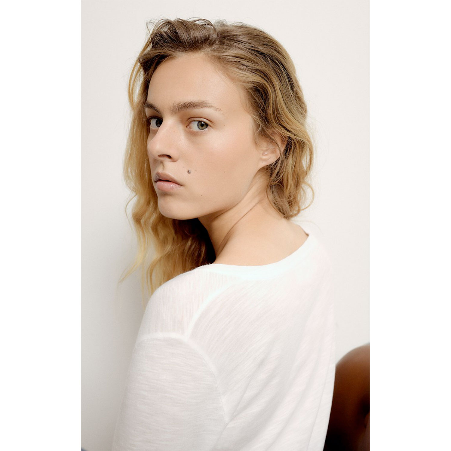 American Vintage Jacksonville American Vintage Langarmshirt Weiss Detail