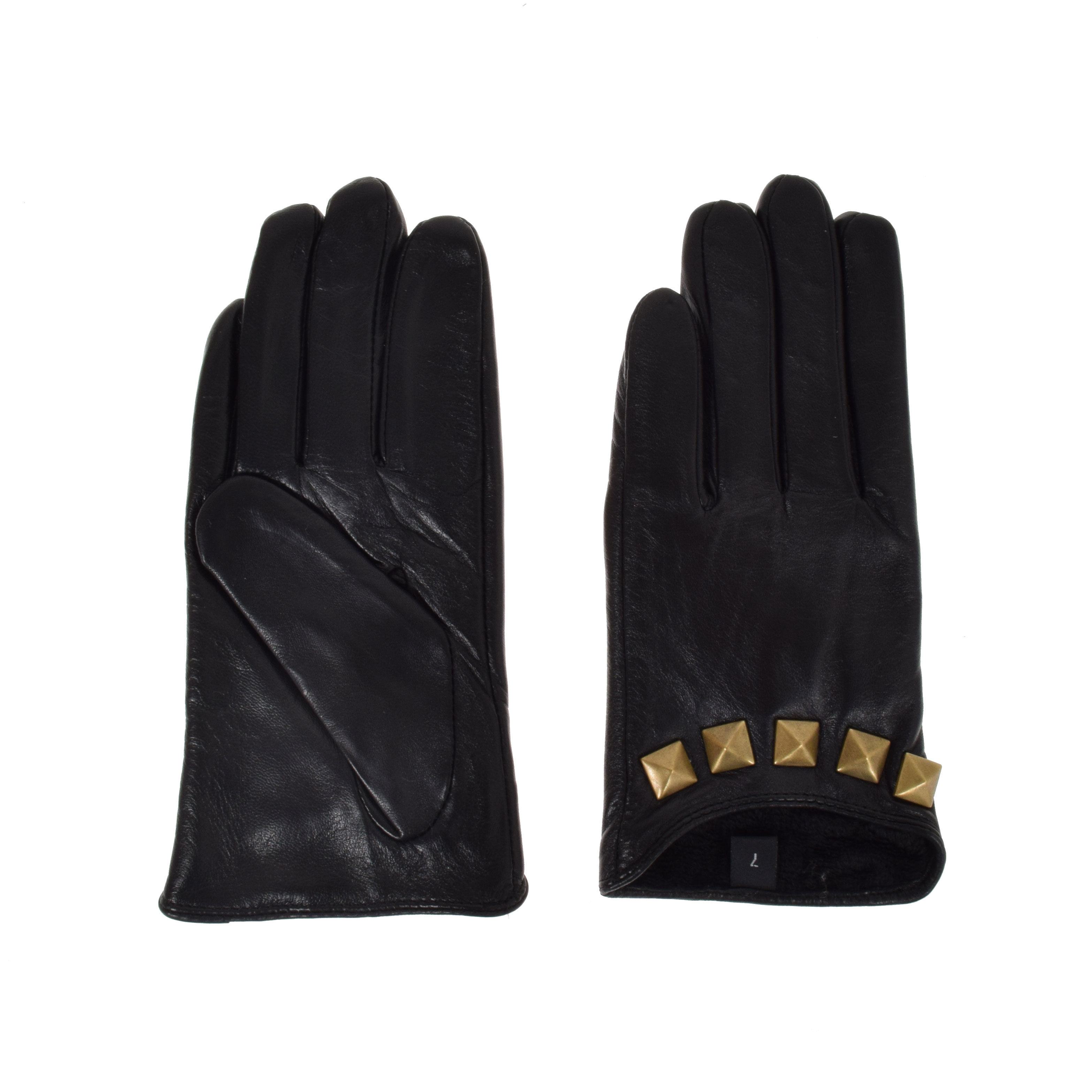 La Garçonne Accessoires Jacky La Garçonne Handschuhe schwarz vorne hinten