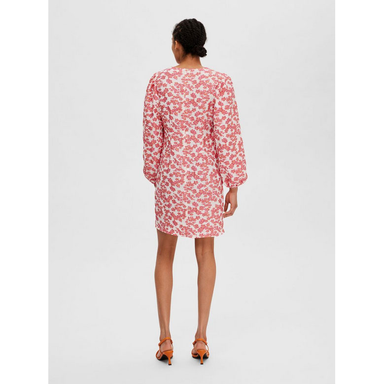 Selected Femme Jane-Ava Kleid Snow White