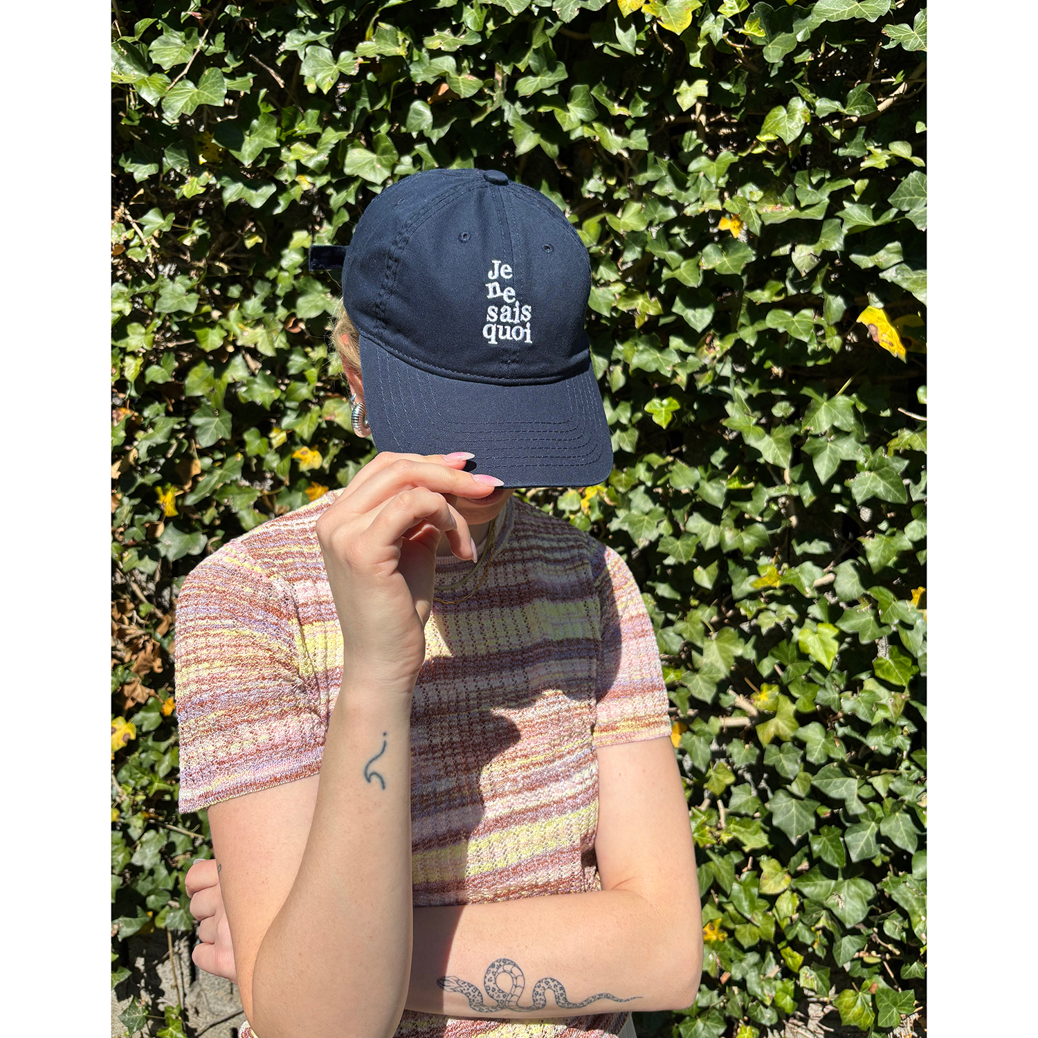 La Garçonne Accessoires Je ne sais quoi Cap Navy