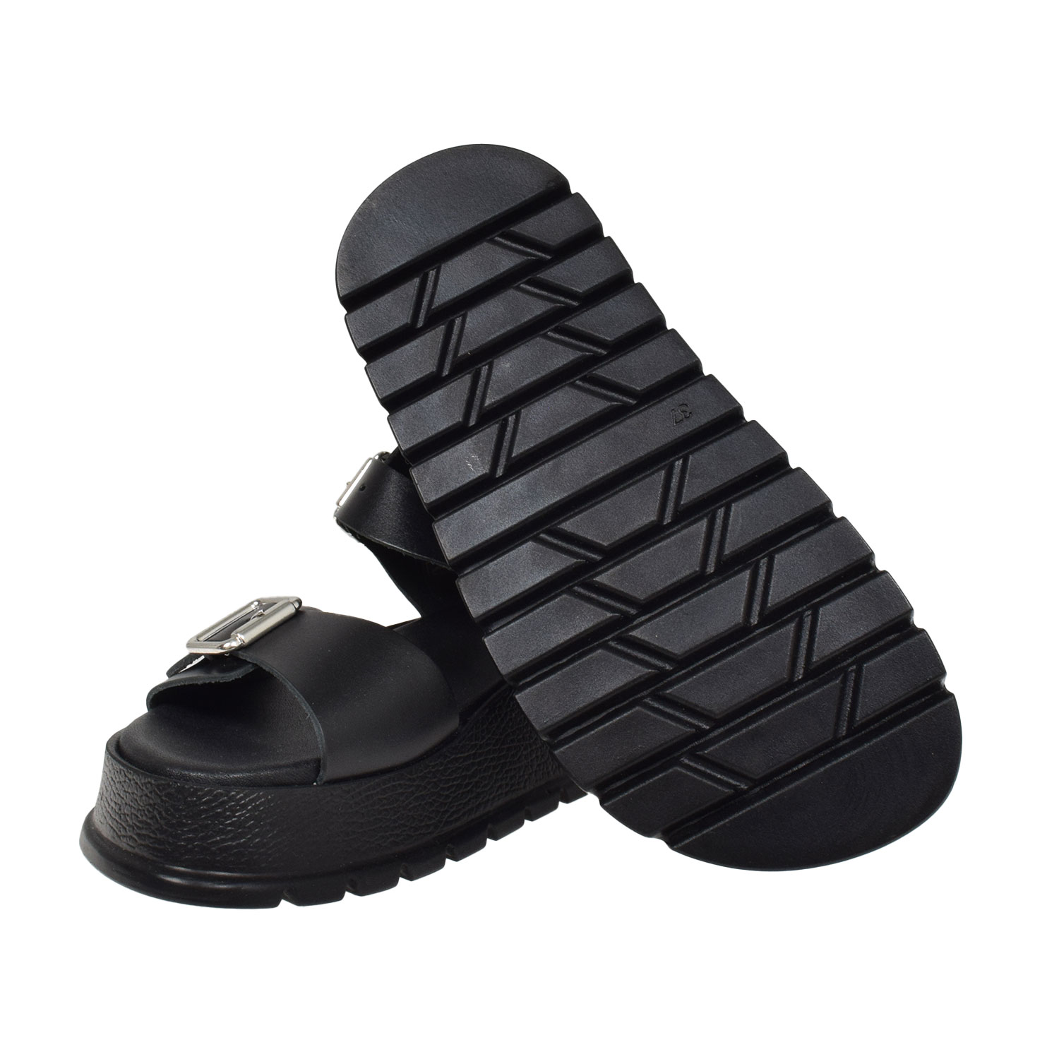 La Garçonne Jette Sandale Negro