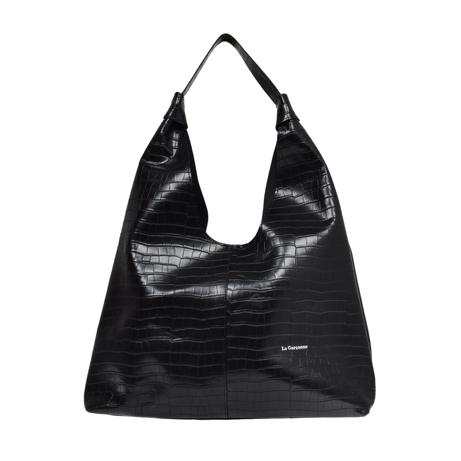 Jolie Tasche Vegan Kroko Negro