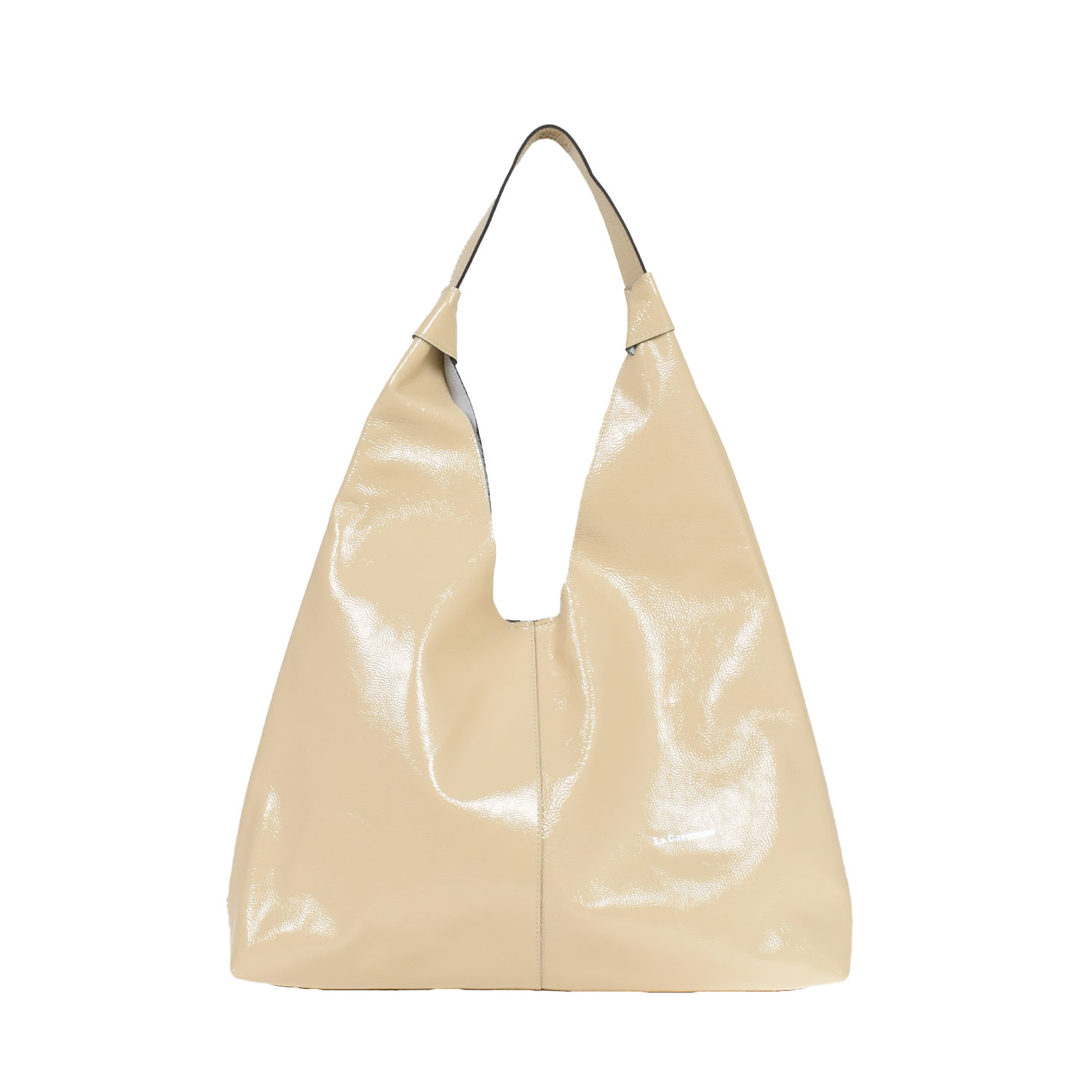 La Garçonne Accessoires Jolie Tasche Napa Lack Creme