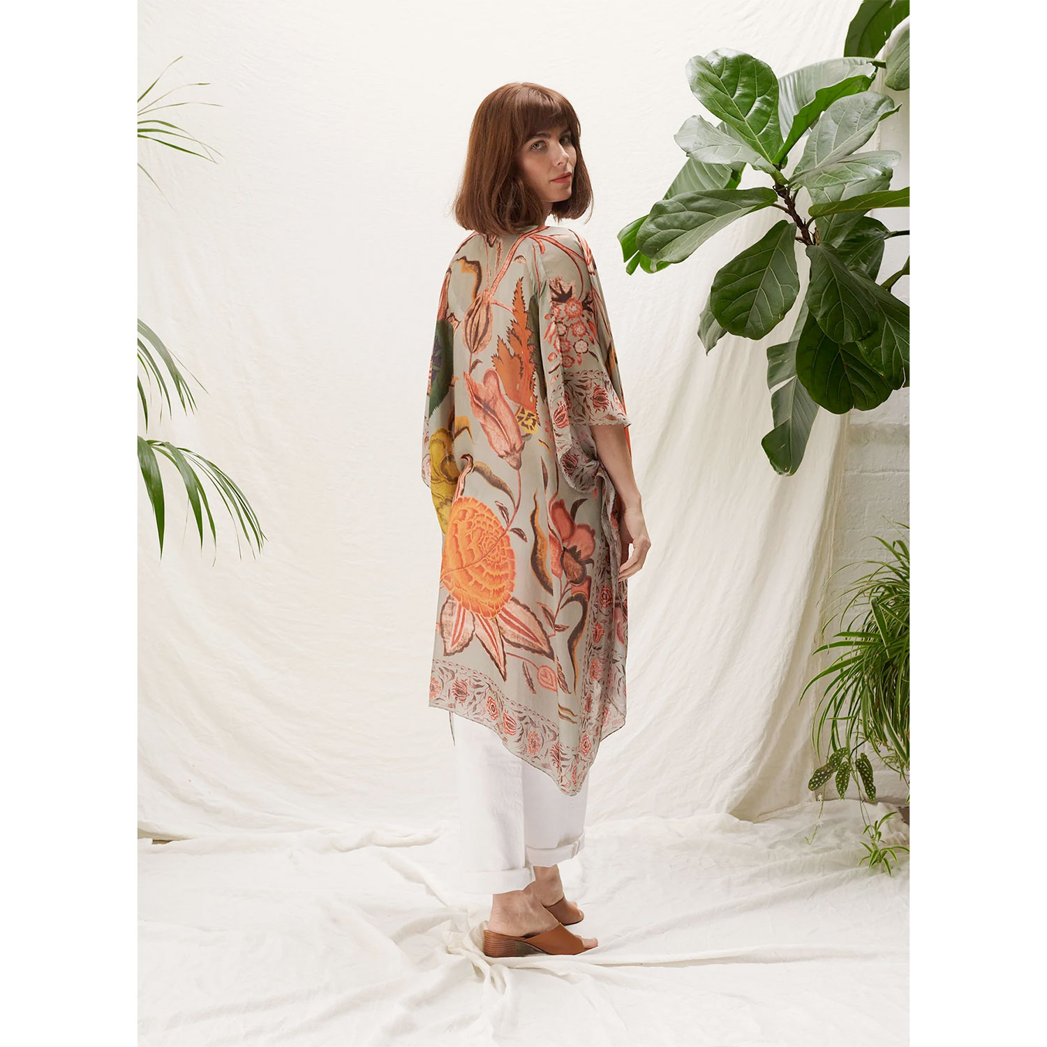 One Hundred Stars Throwover Joy Grey