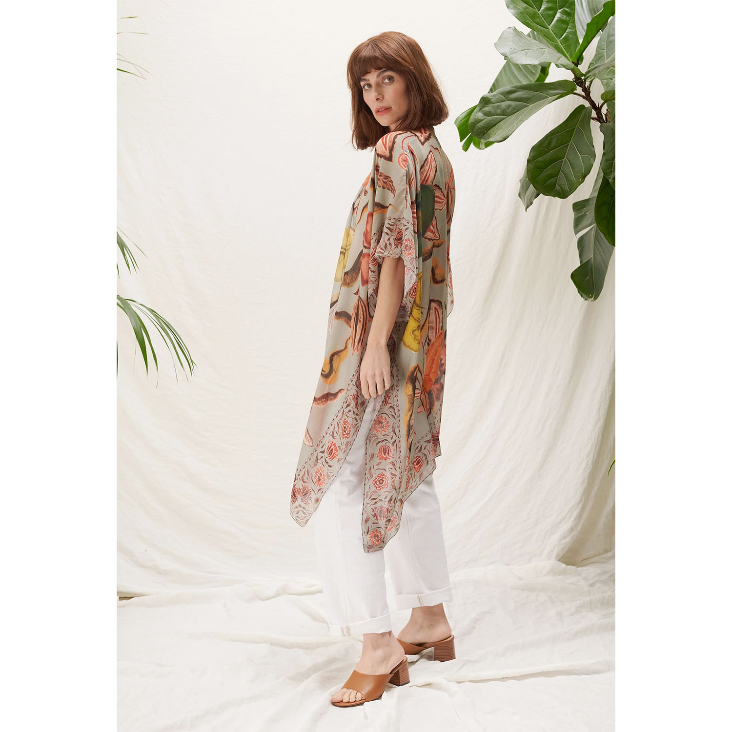 One Hundred Stars Throwover Joy Grey