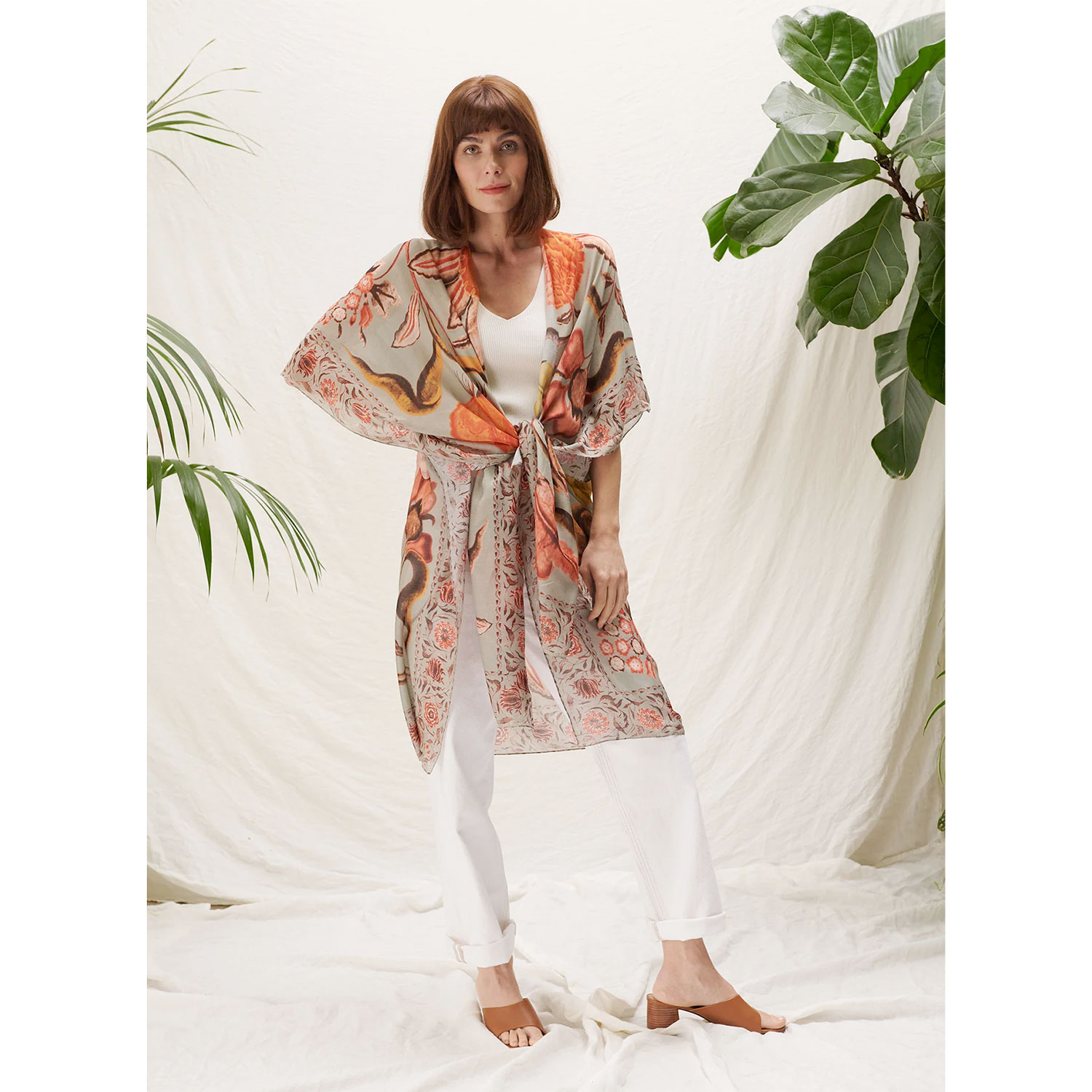 One Hundred Stars Throwover Joy Grey