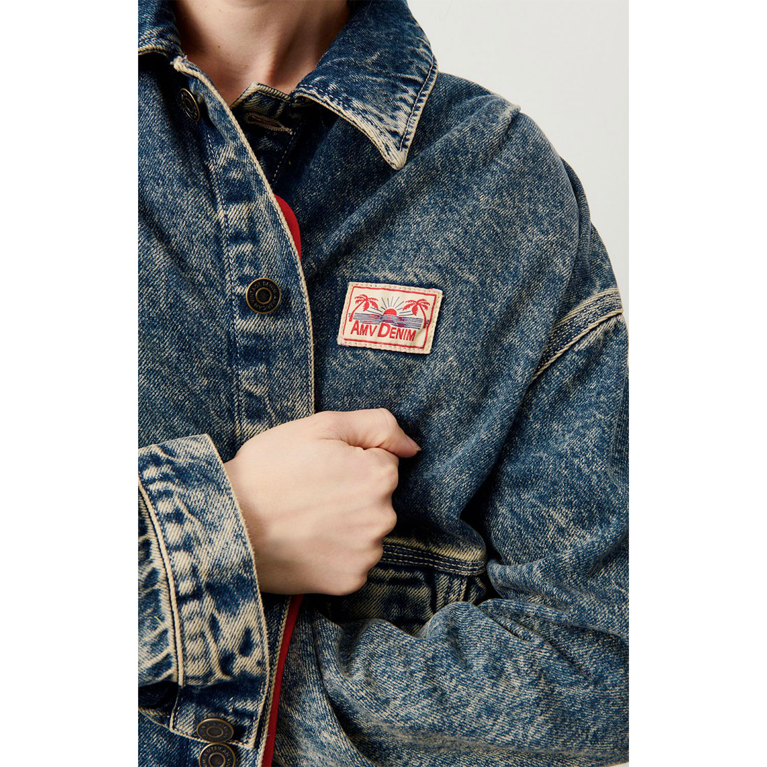 American Vintage Joybird Jacke Dirty Vintage Denim