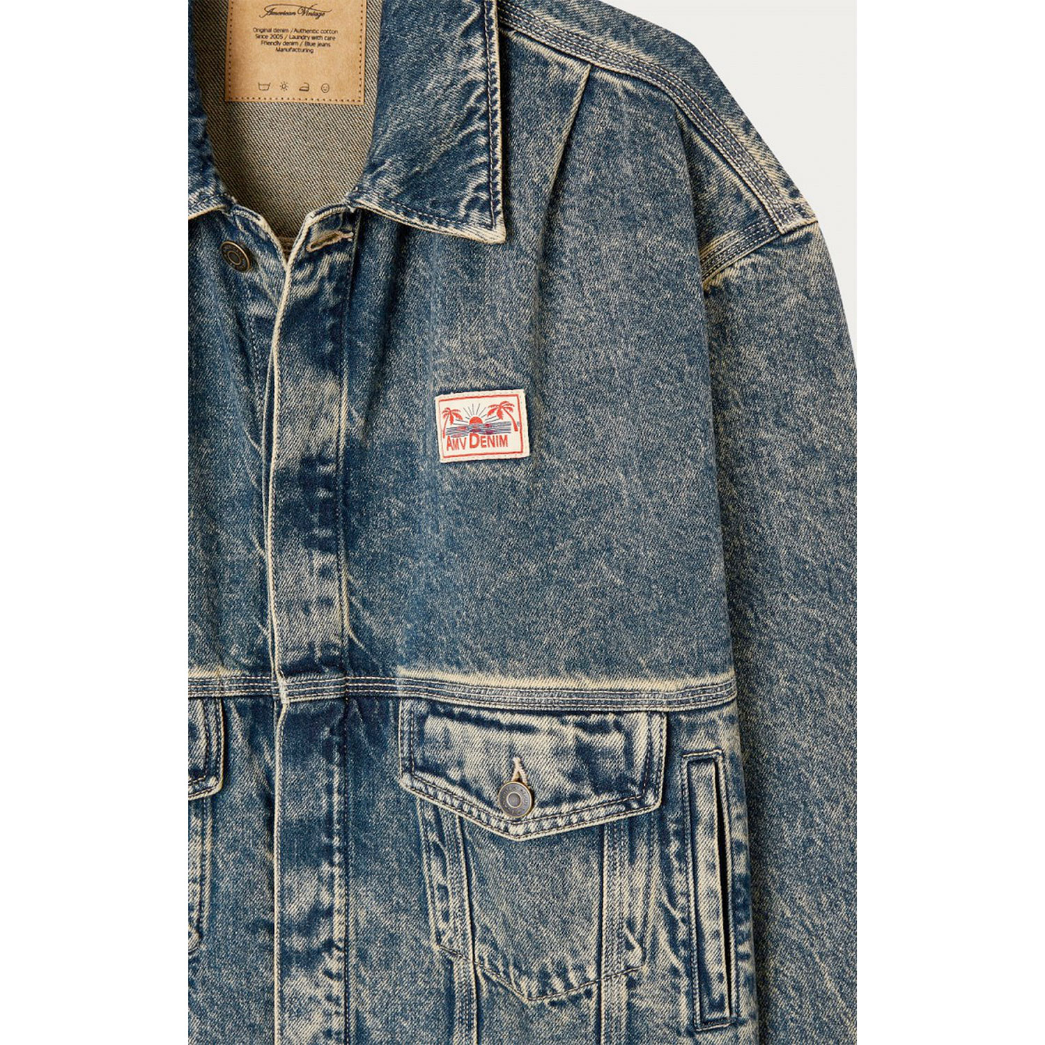 American Vintage Joybird Jeansjacke in Blau von American Vintage Detail