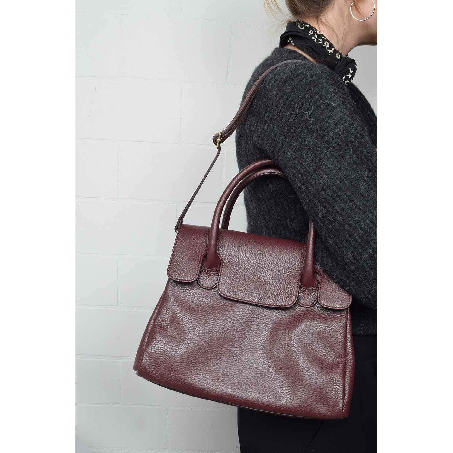 La Garçonne Accessoires Julienne Tasche Bordeaux