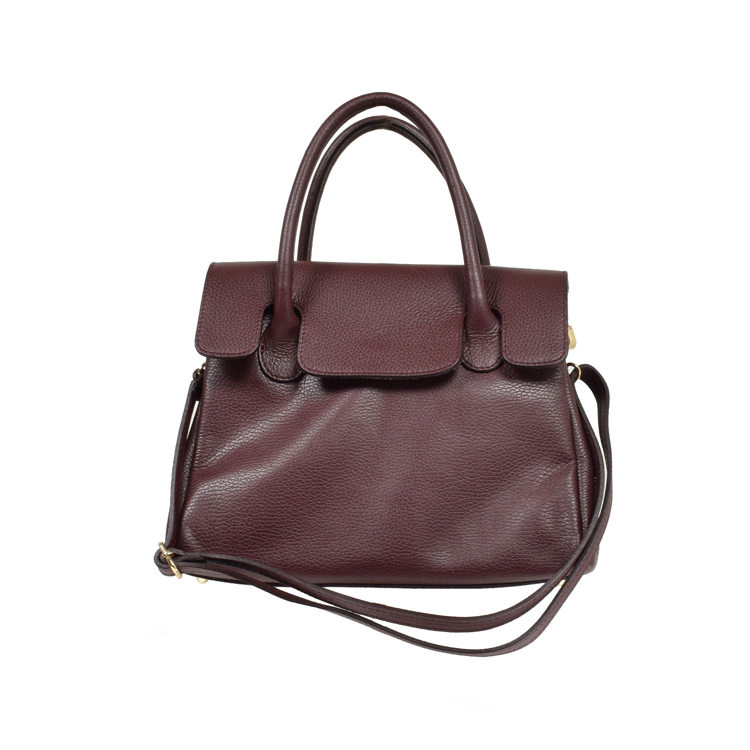 La Garçonne Accessoires Julienne Tasche in Bordeaux von La Garçonne Accessoires vorne