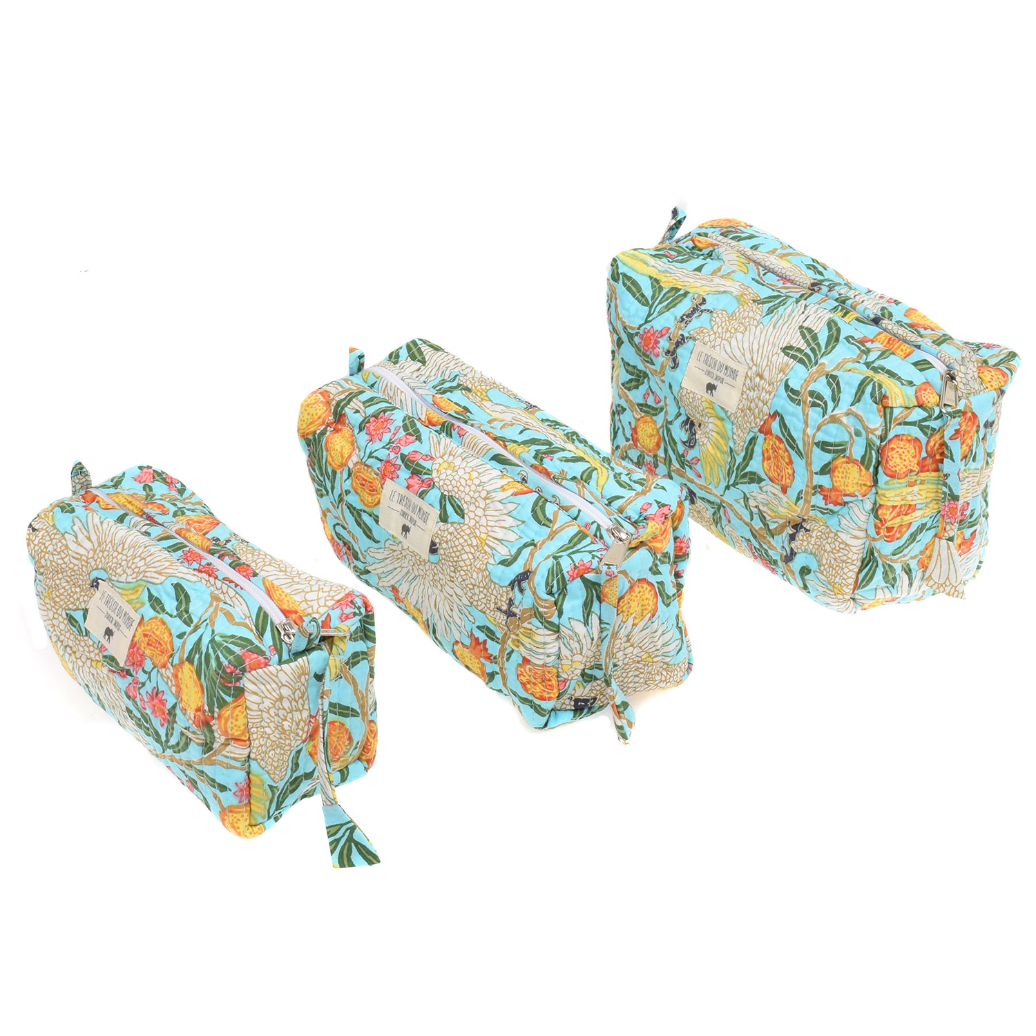 Le Trésor Du Monde Kakadu Large Necessaire Hellblau